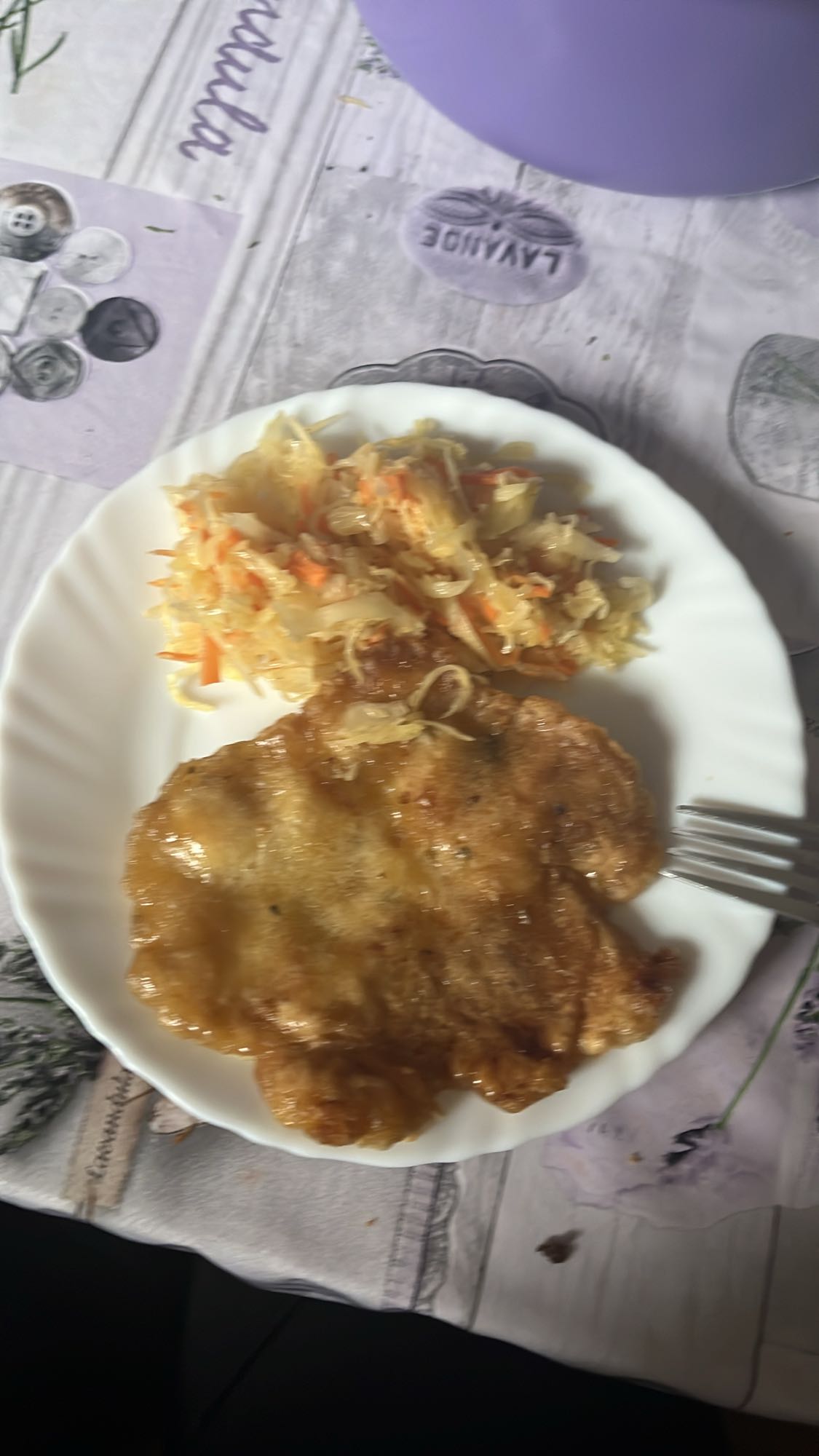 Schabowy z surówką