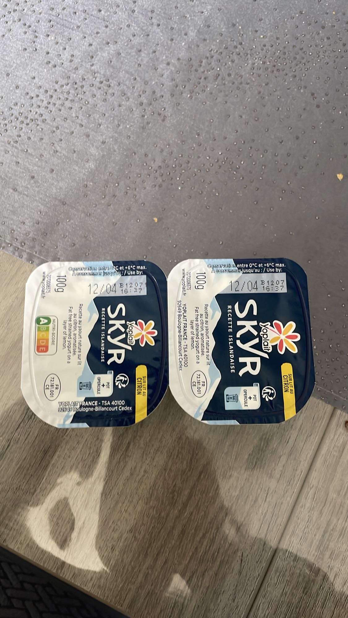 Skyr saveur citron
