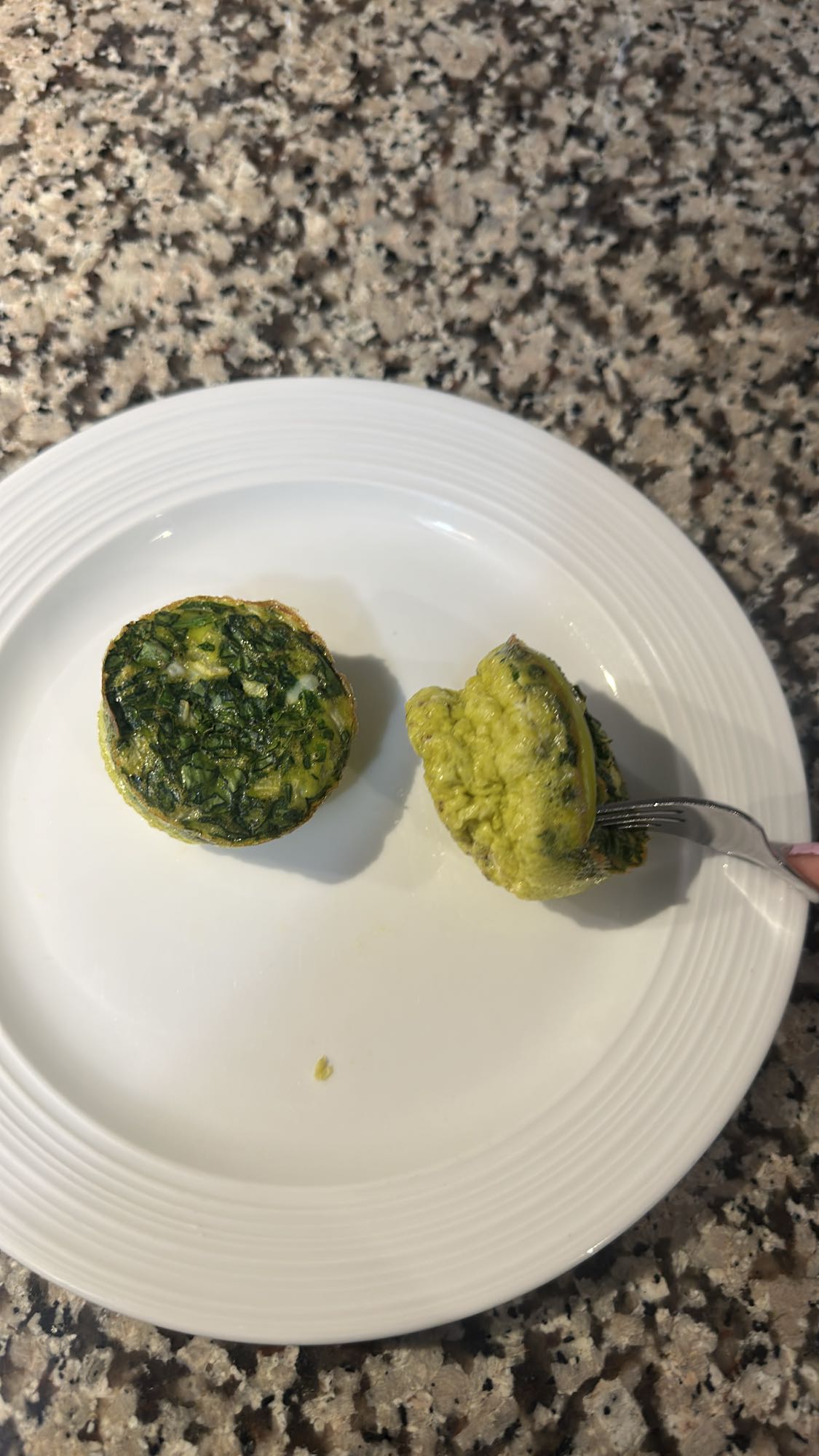 Muffins aux œufs verts