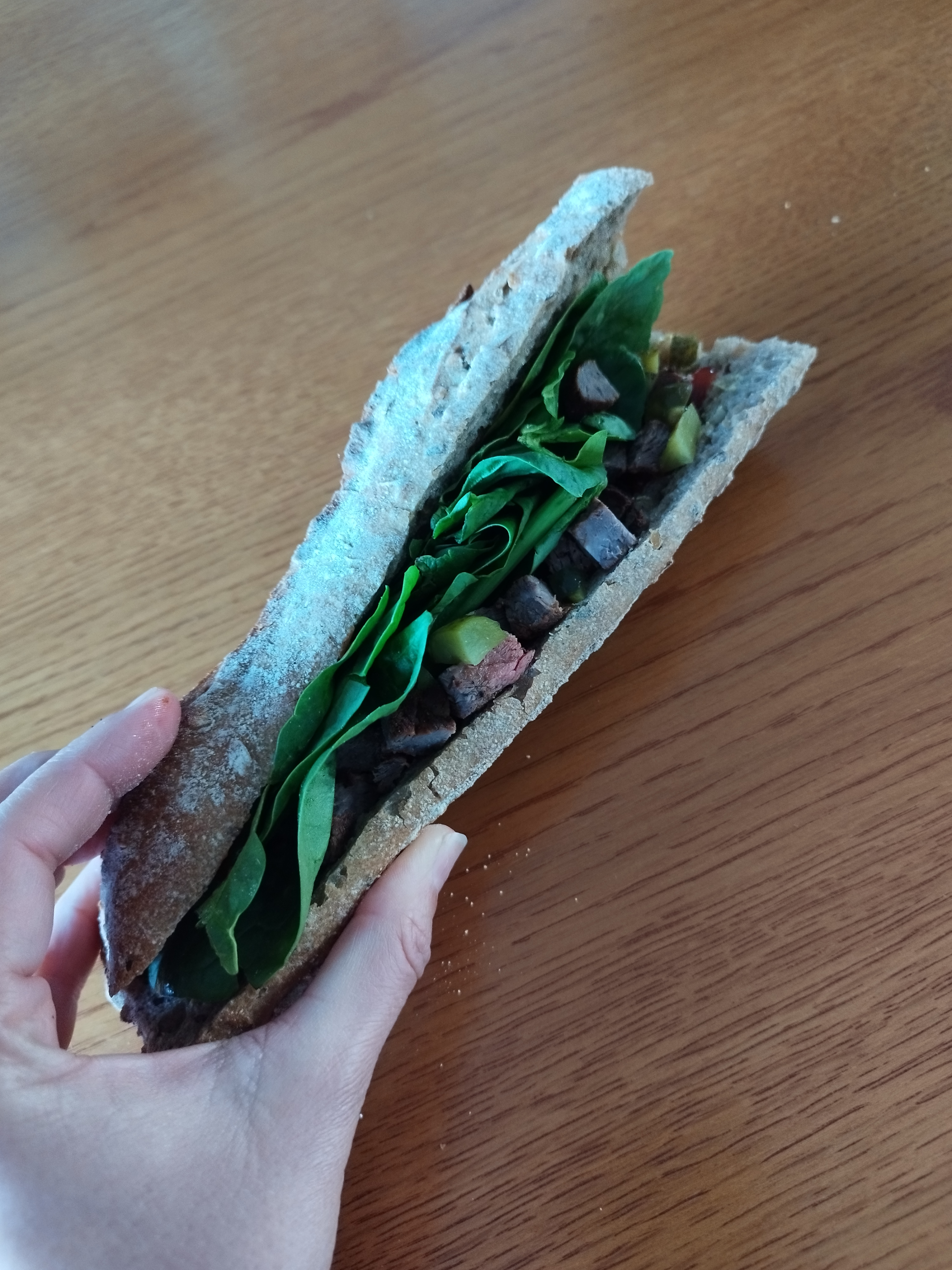 Sandwich aux légumes