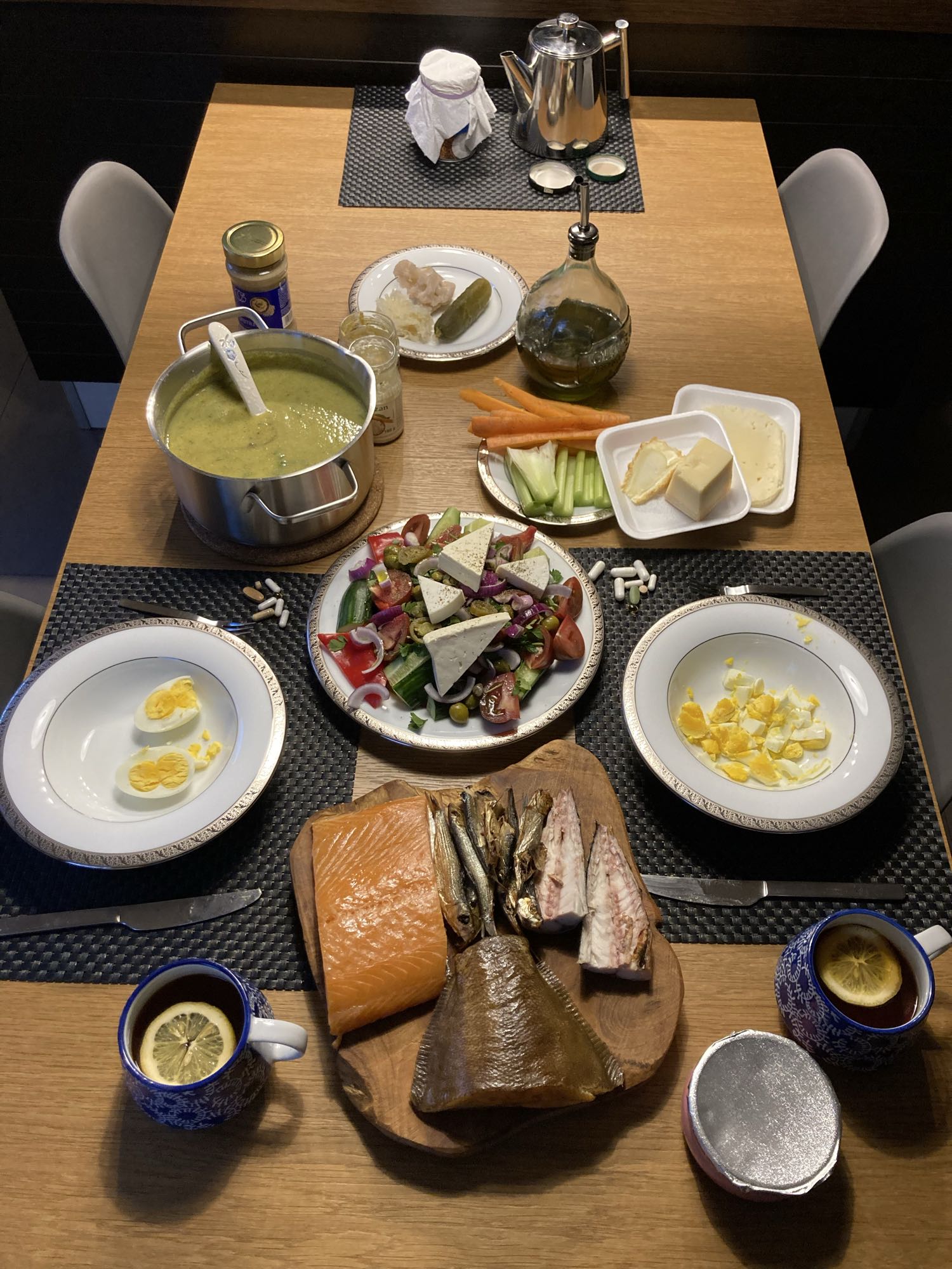 Fish and Veggie Platter