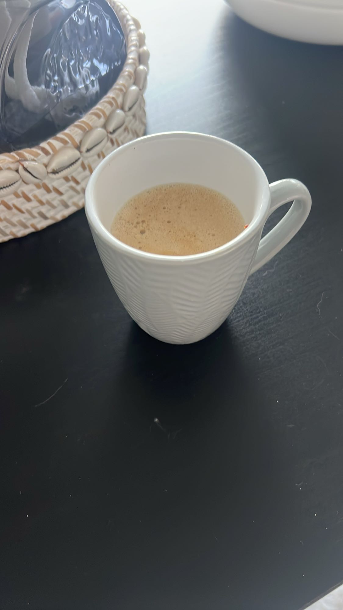 Tasse de café noir