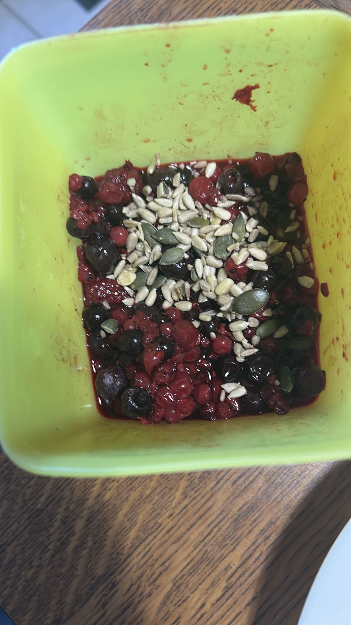 Mélange de baies et graines