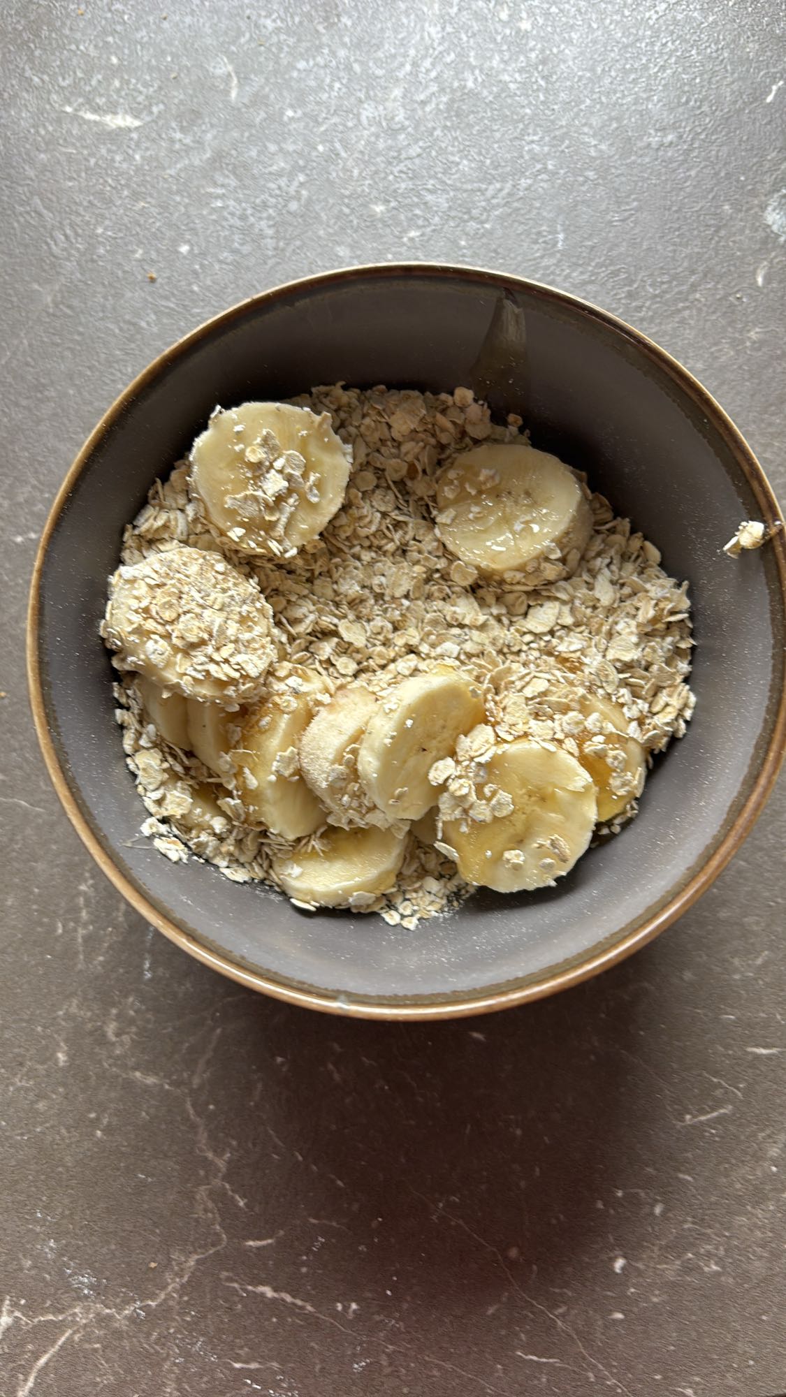 Haferflocken mit Banane