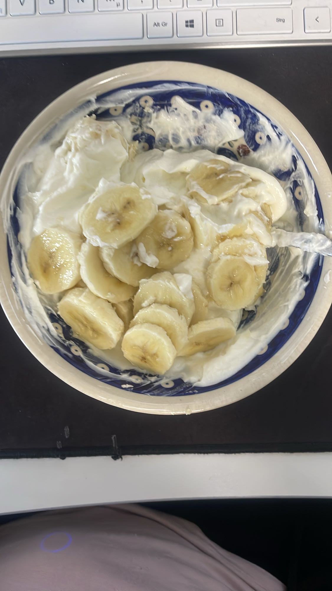 Joghurt mit Banane