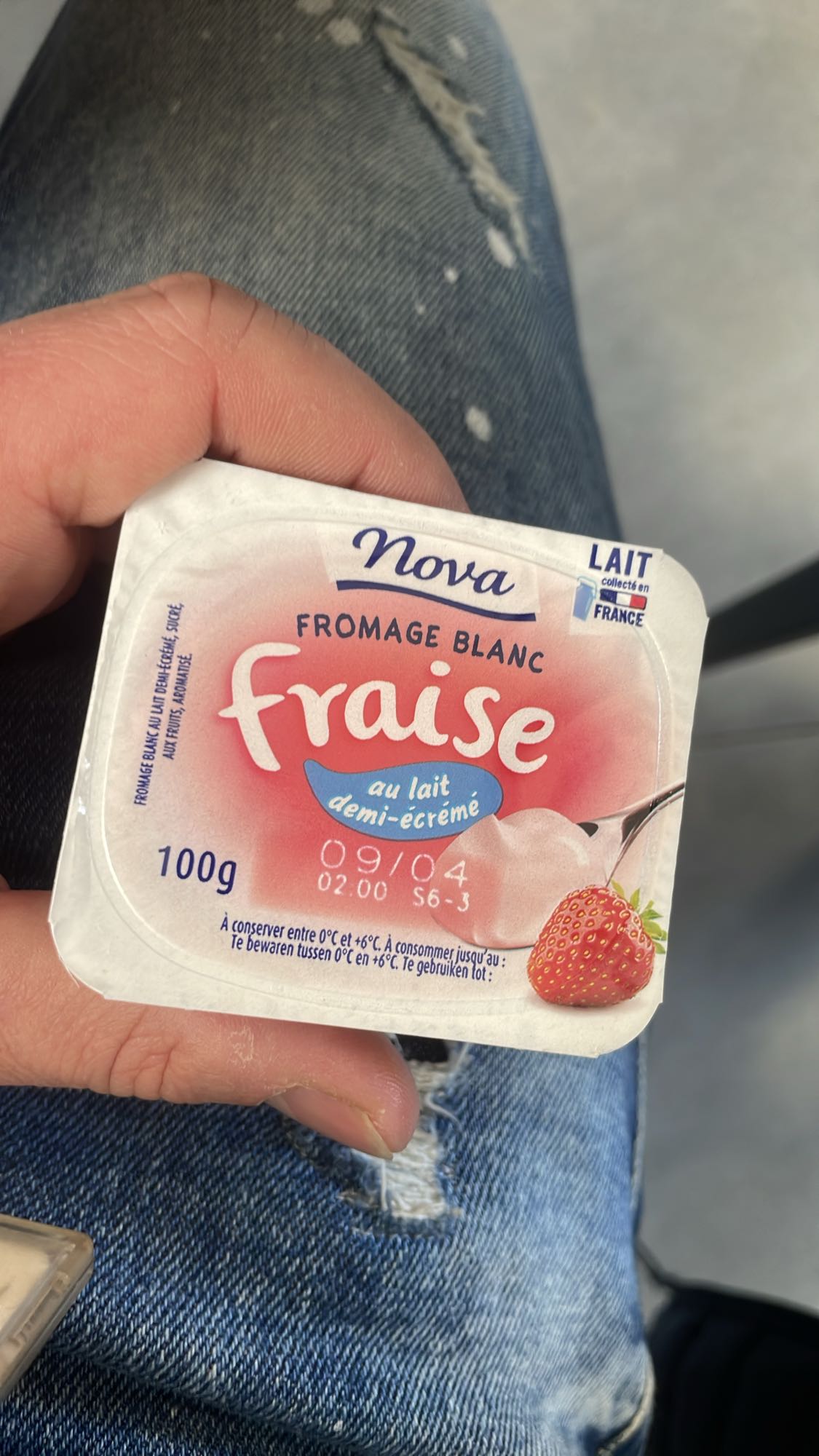 Fromage blanc fraise