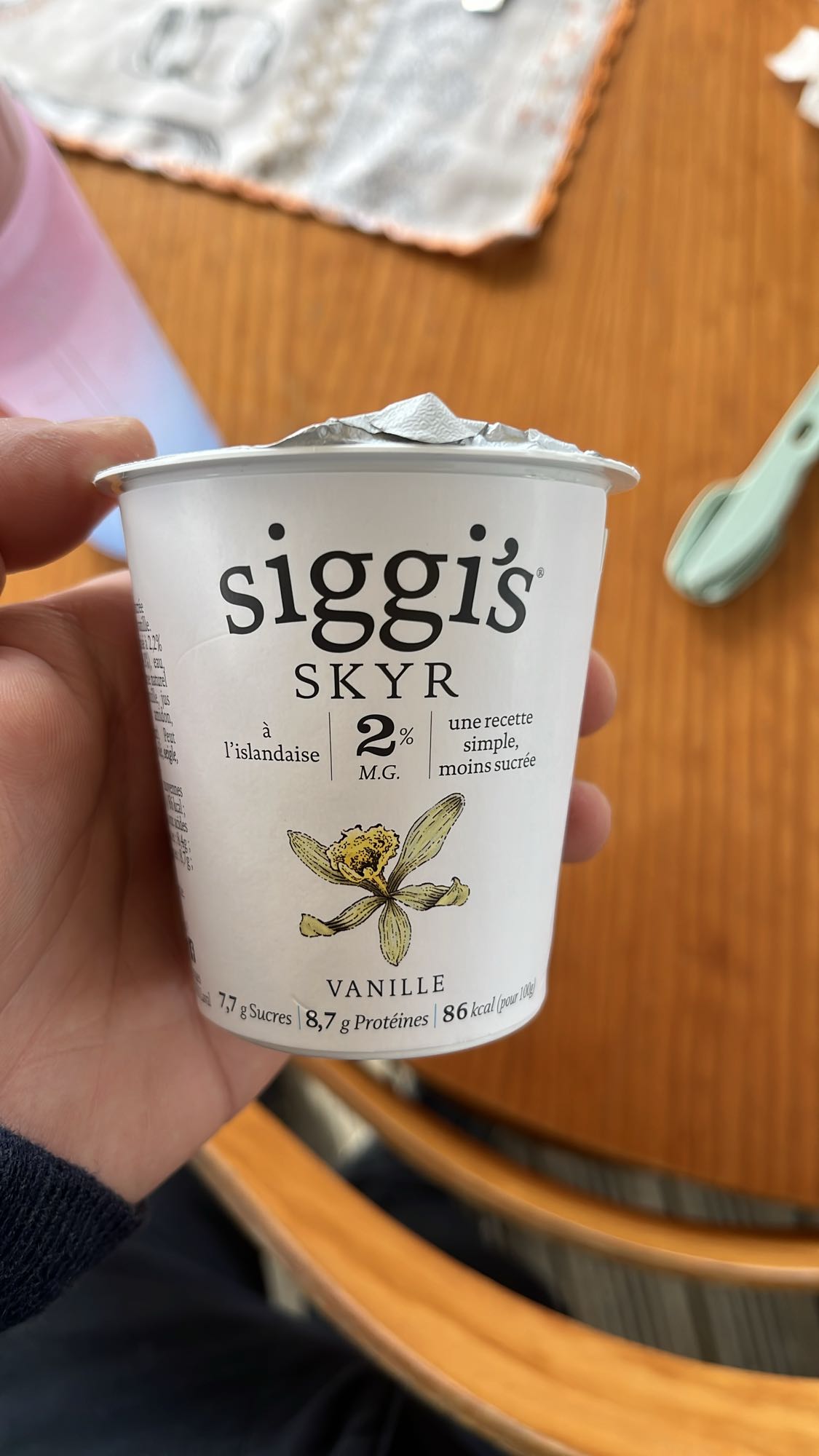 Skyr vanille islandais
