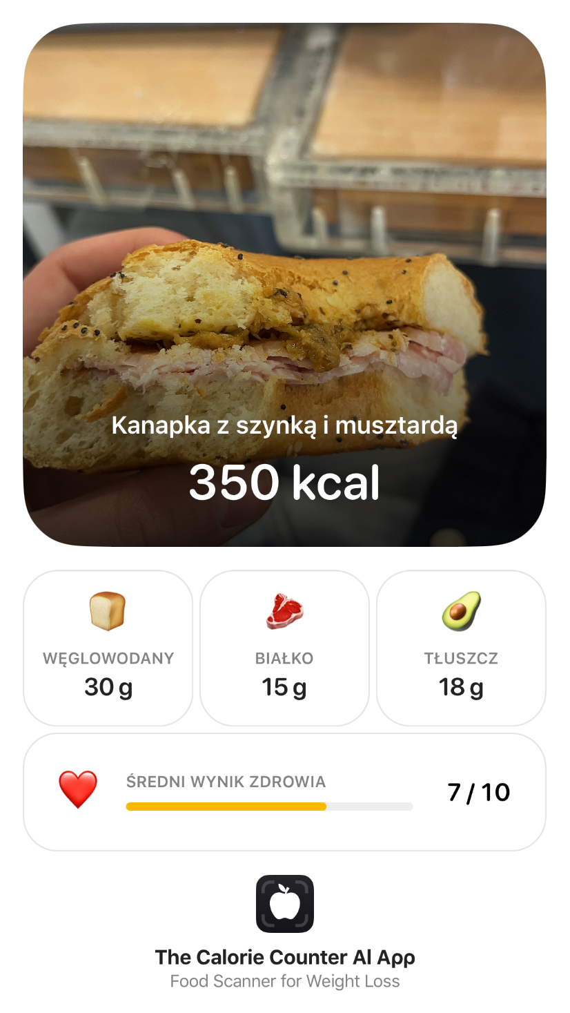 Kanapka z szynką i musztardą