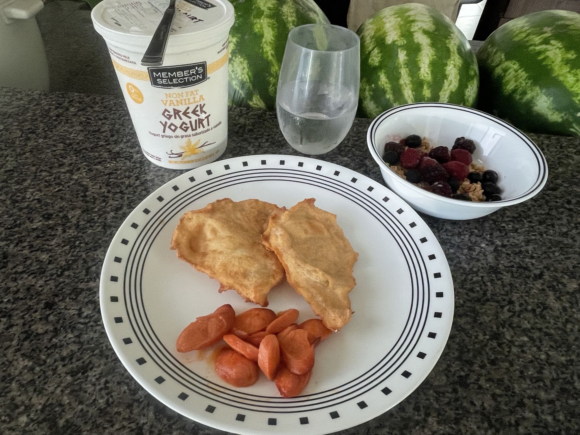 Desayuno mixto saludable