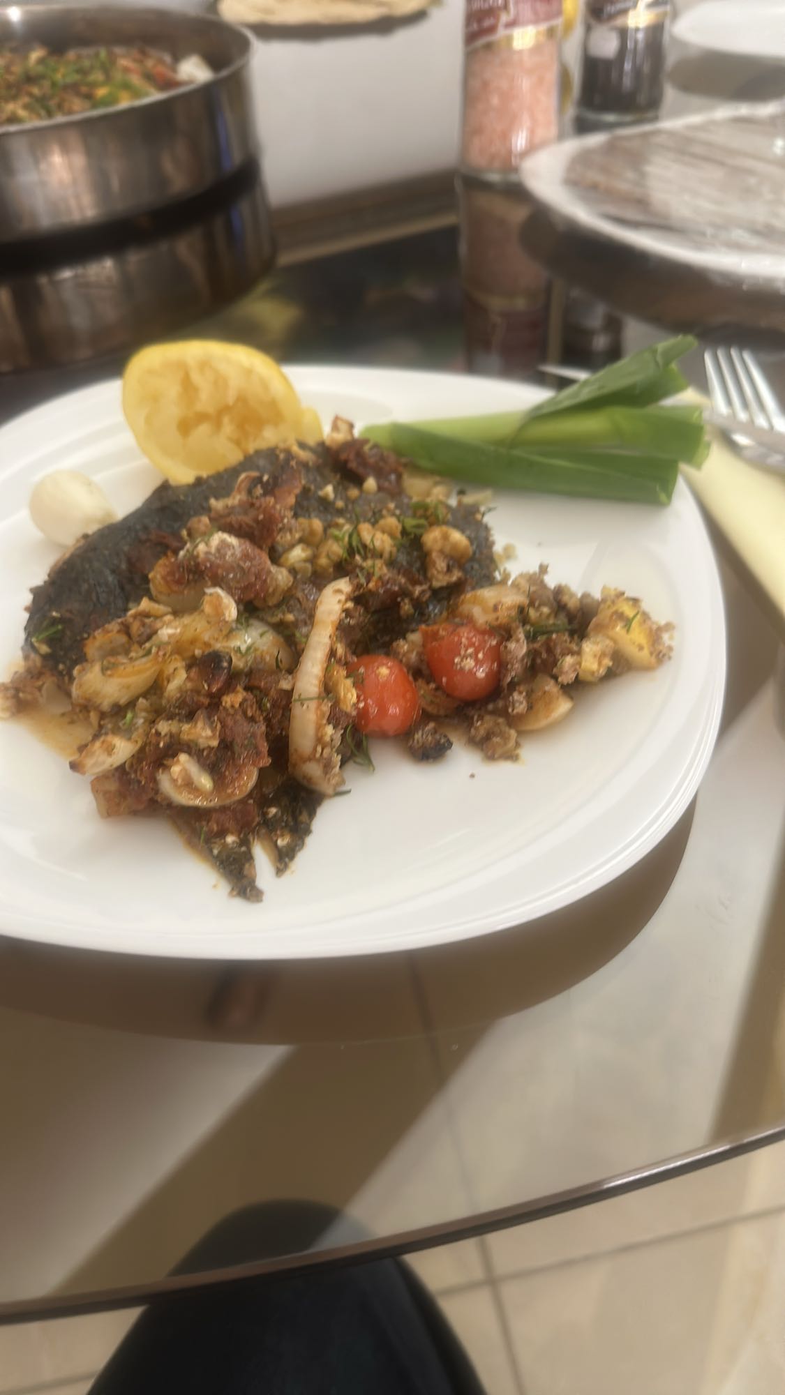 Grilled Stuffed Fish