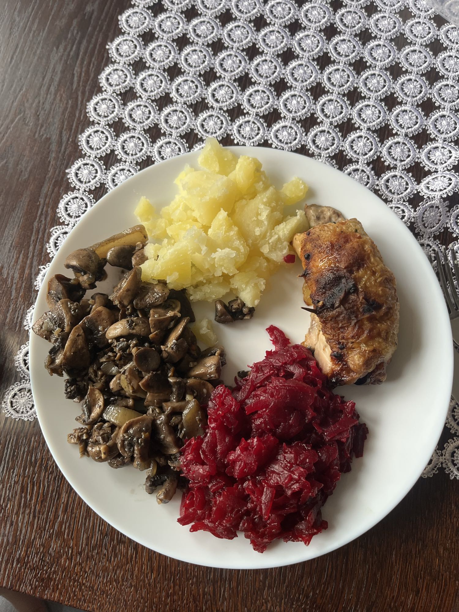 Kurczak z buraczkami