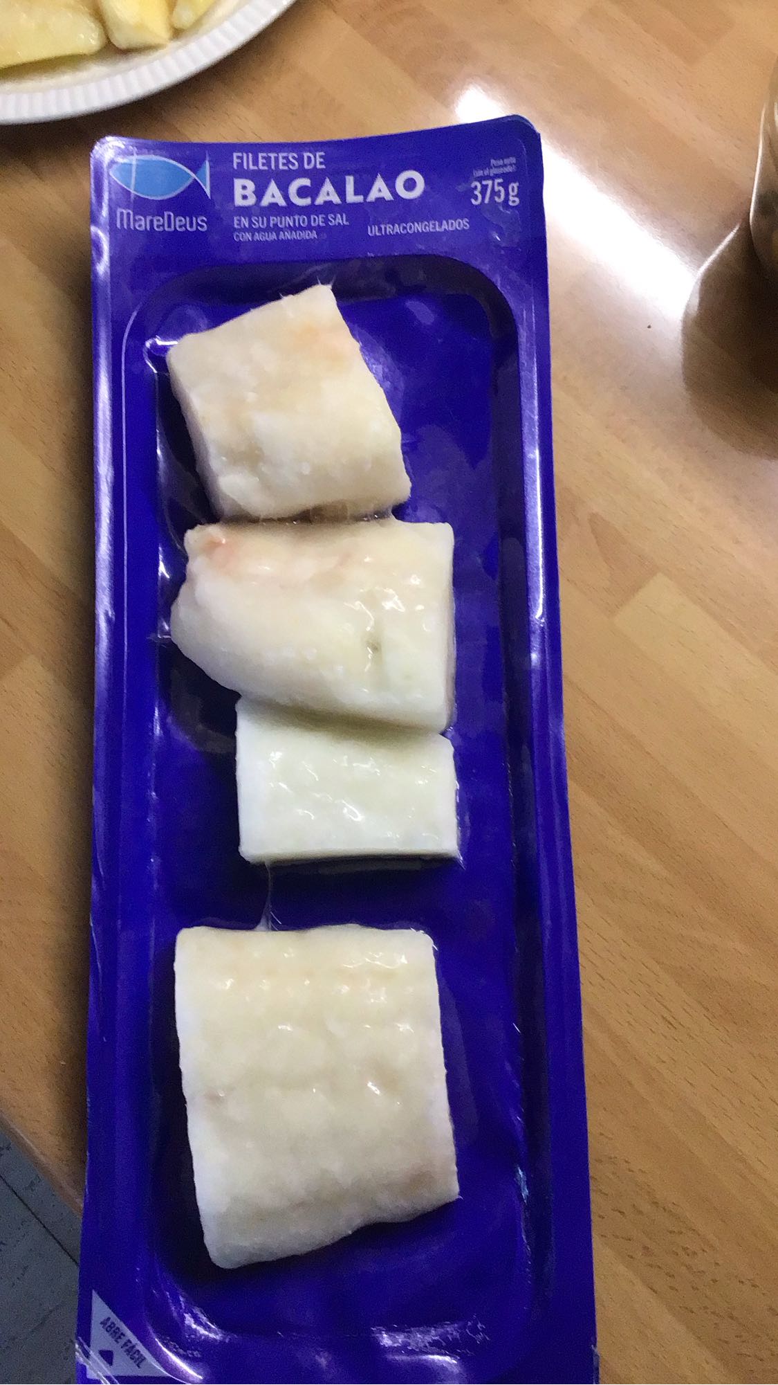 Filetes de bacalao