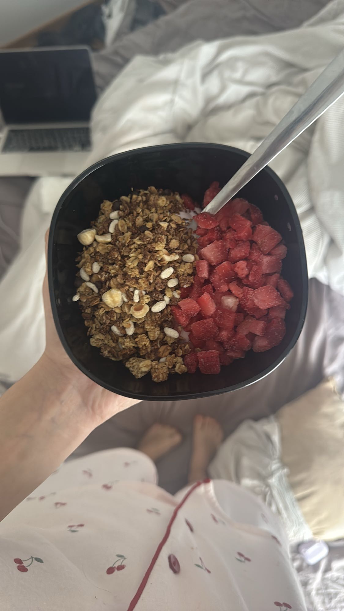 Granola Strawberry Bowl