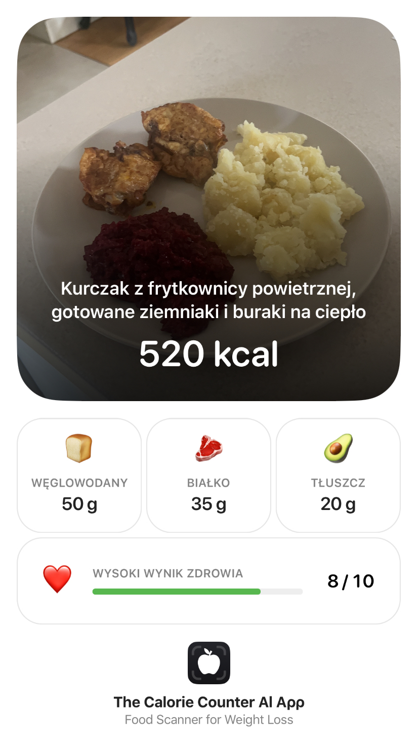 Kurczak z ziemniakami i burakami