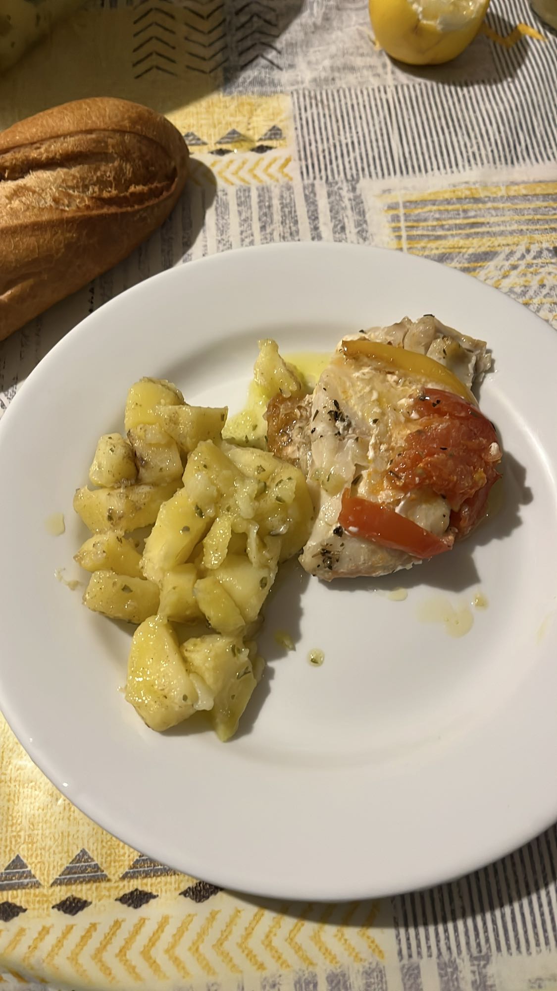 Poulet aux légumes