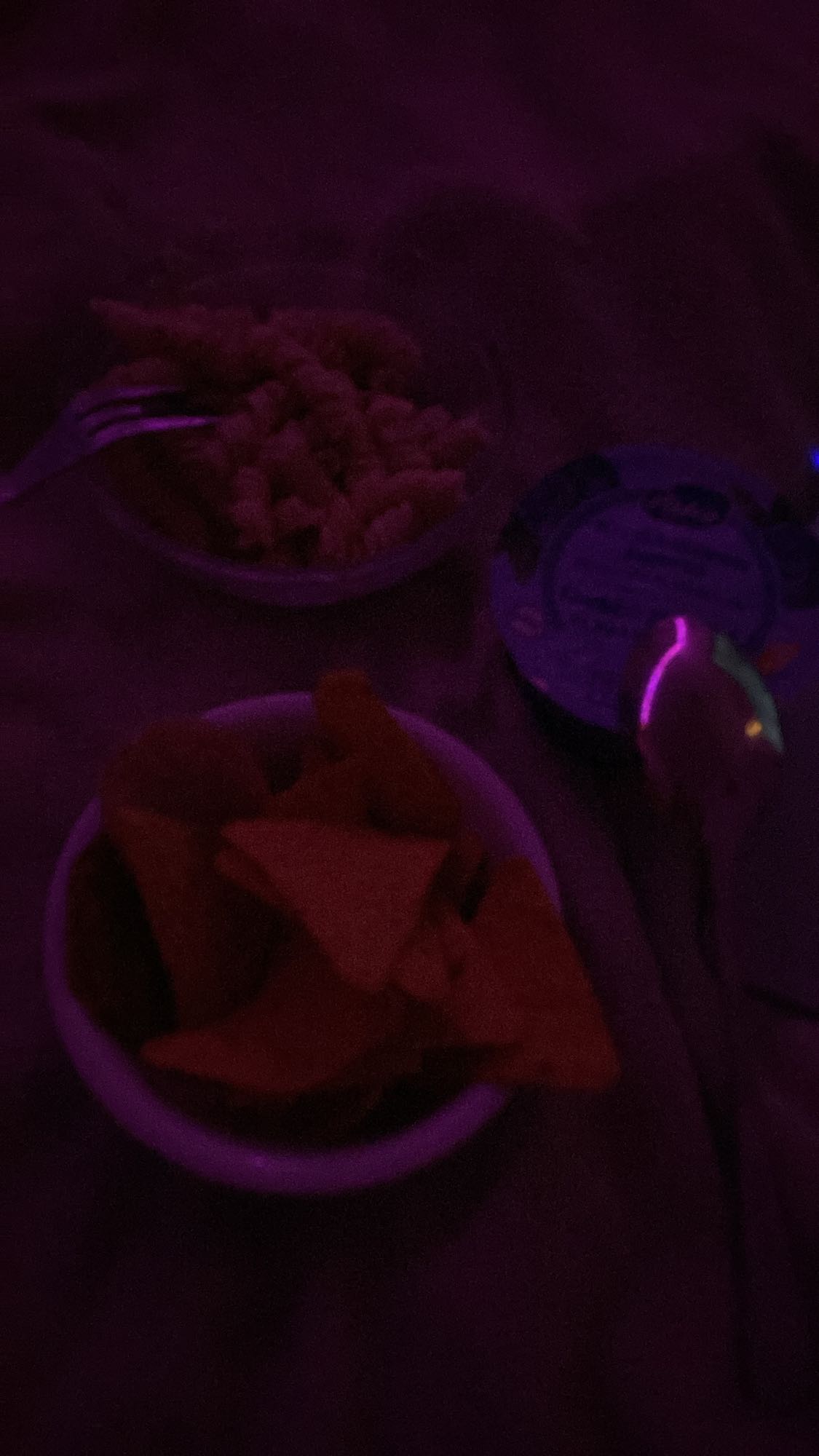 Pastaskål med chips