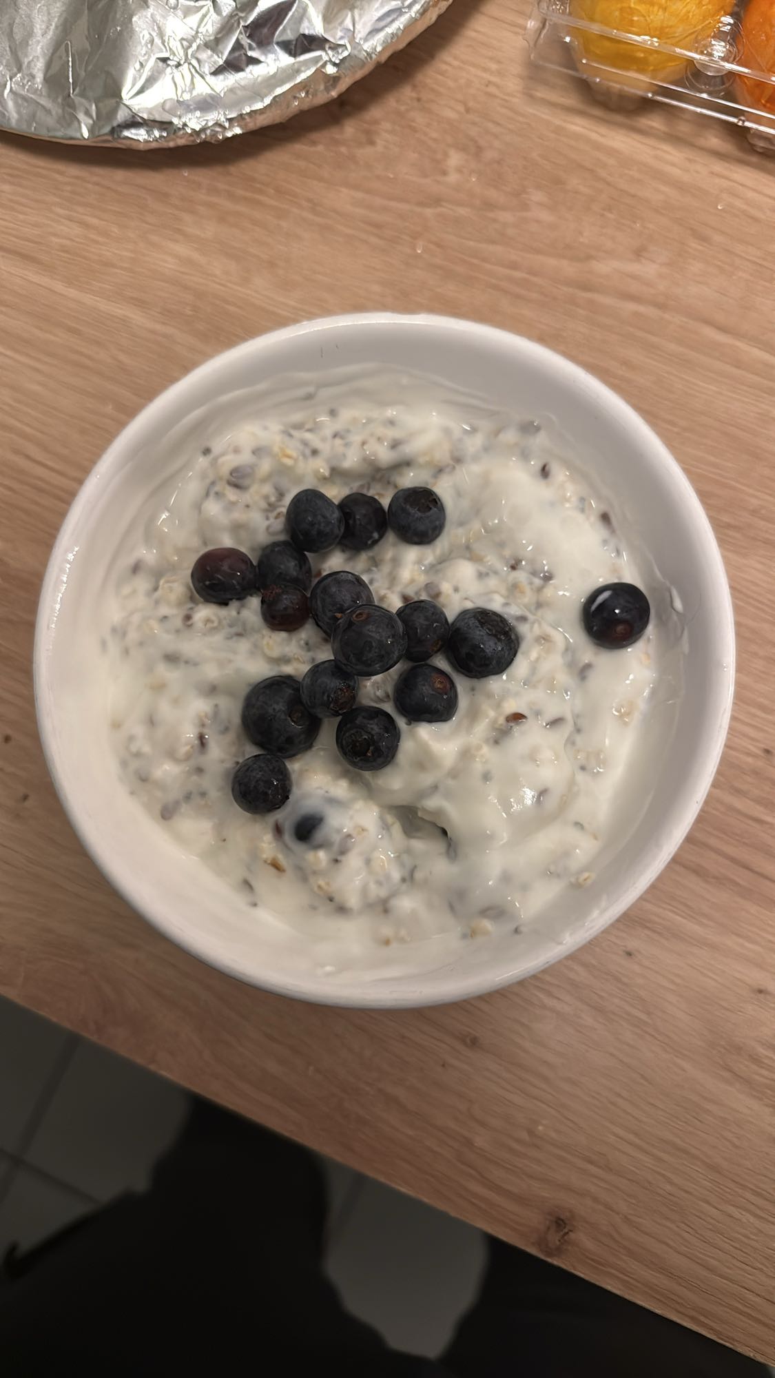 Joghurt mit Haferflocken