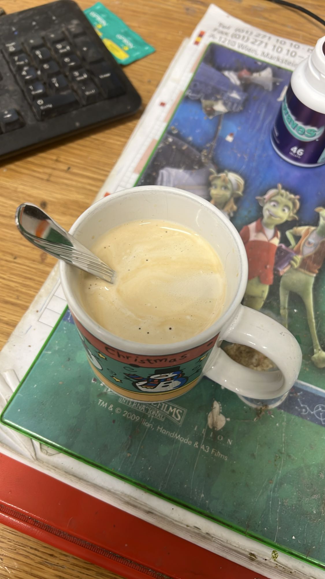 Tasse Kaffee mit Milch