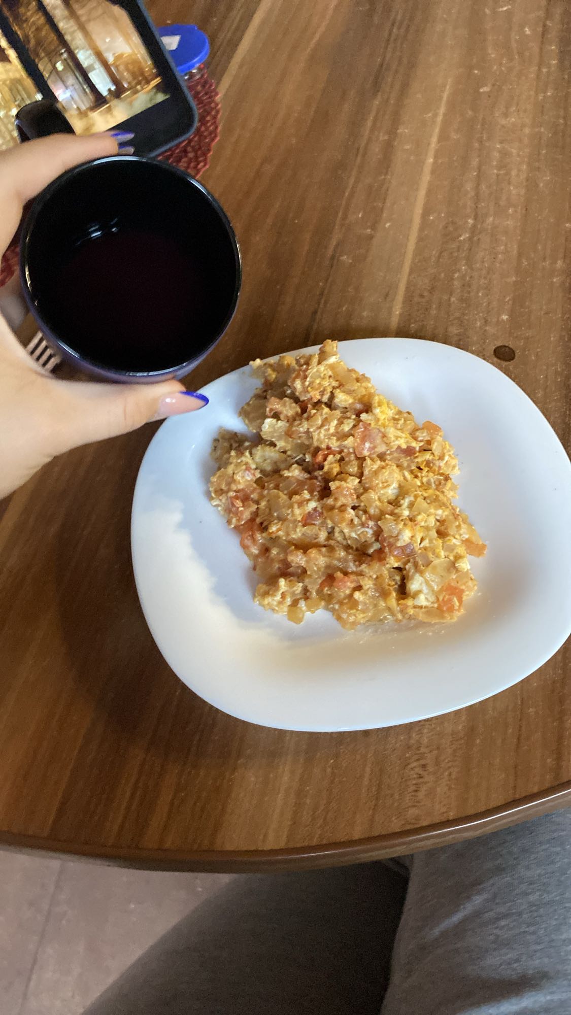 jajecznica z warzywami