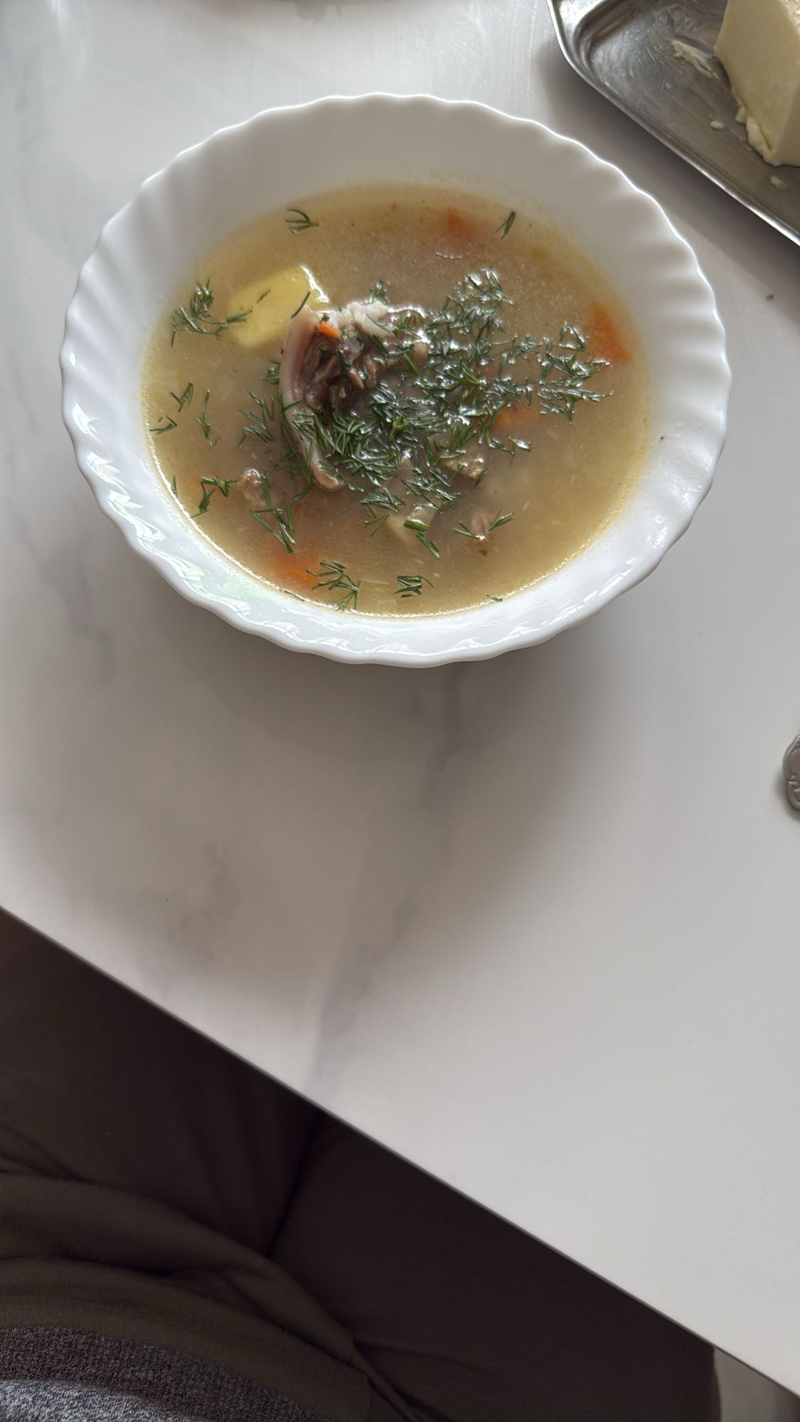 Куриный суп с овощами