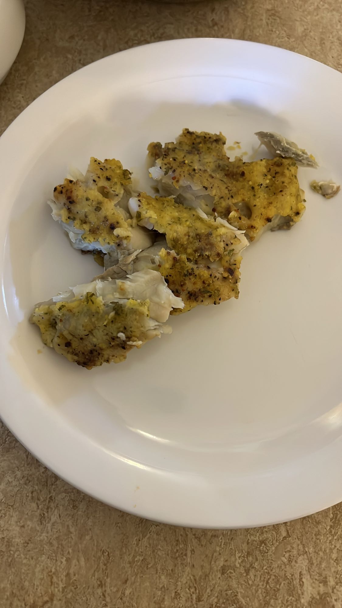 Herb Crusted Baked Fish