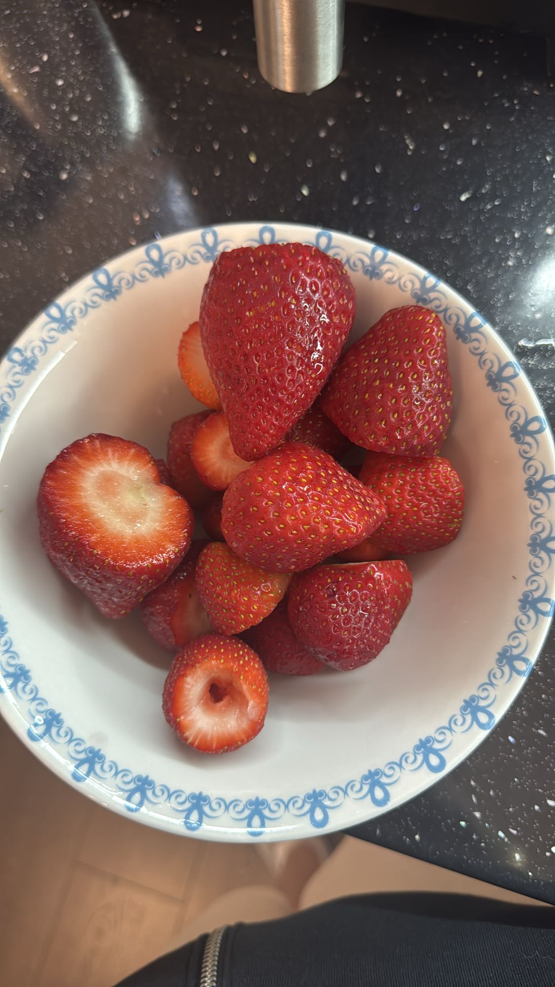 Fresh Strawberries Bowl