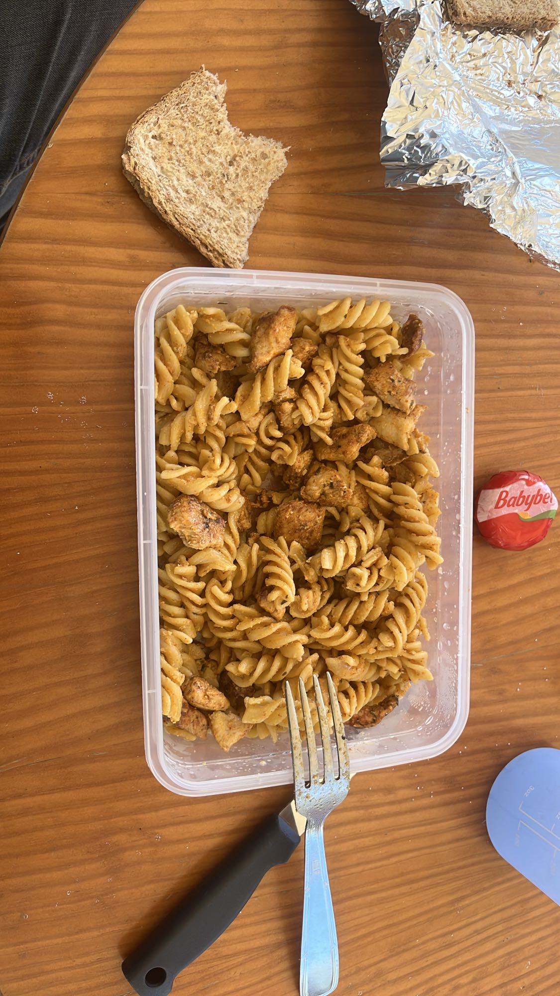 Pâtes au poulet épicé