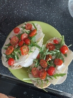 Tomato Arugula Sandwich
