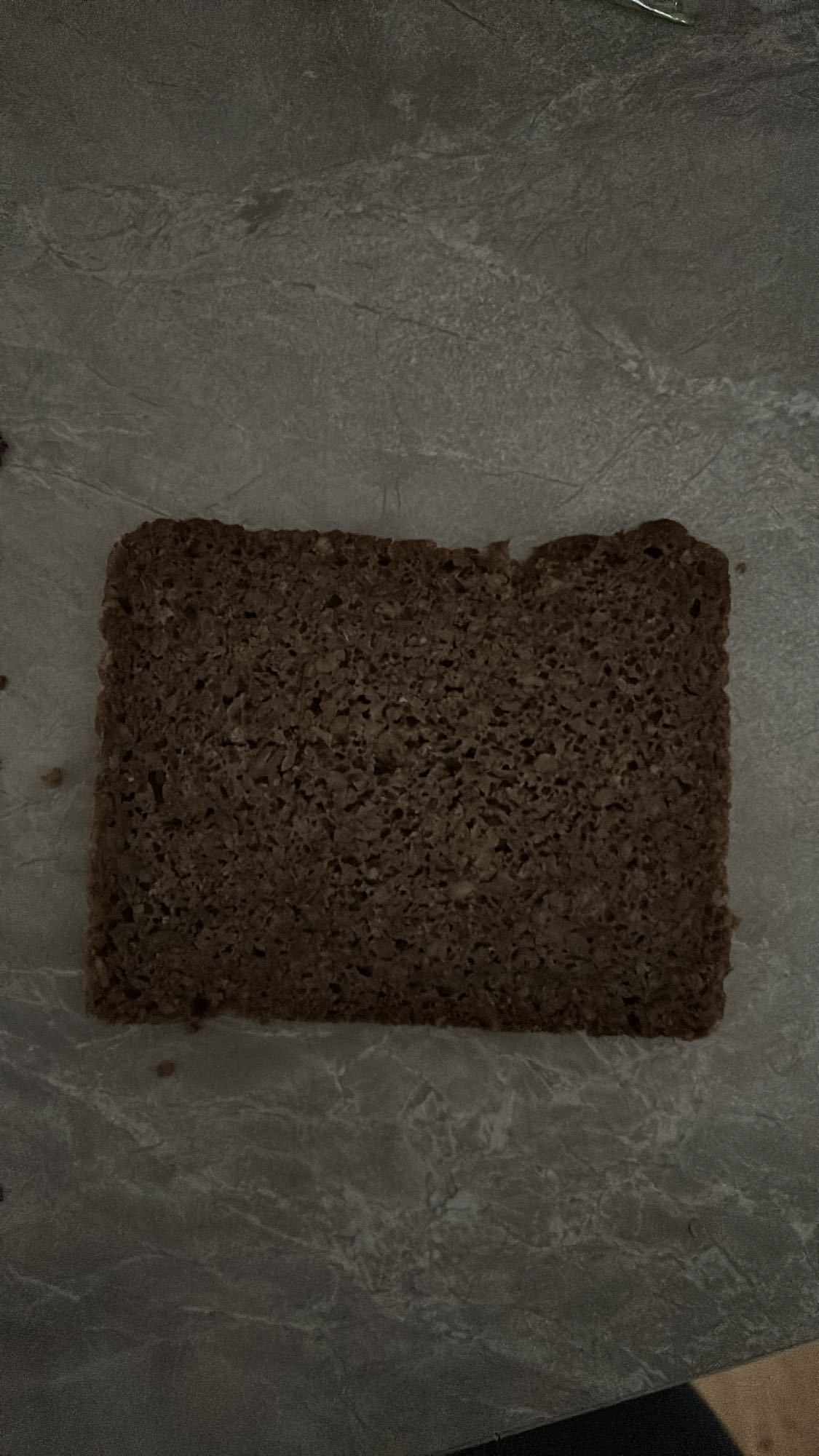 Çavdar ekmeği dilimi