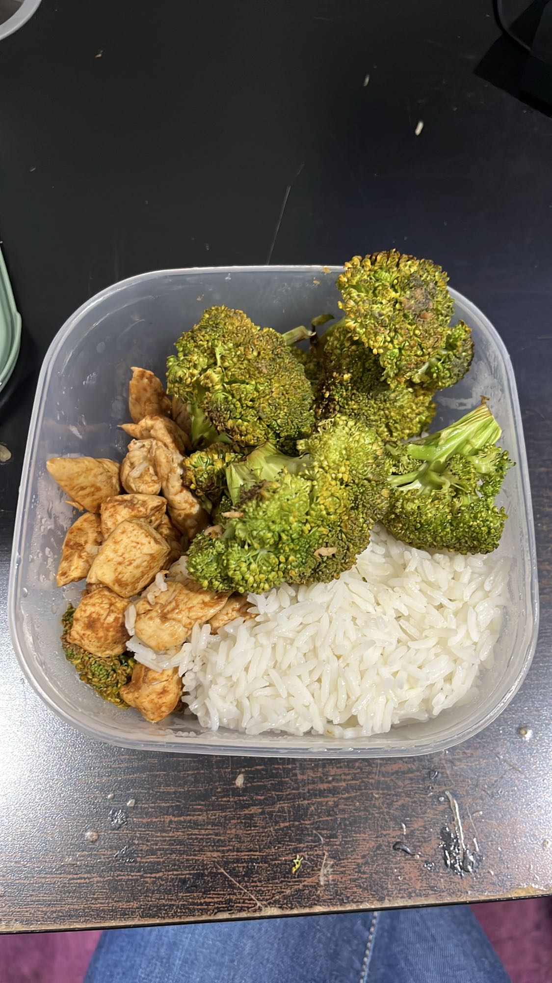 Chicken Rice Broccoli Bowl