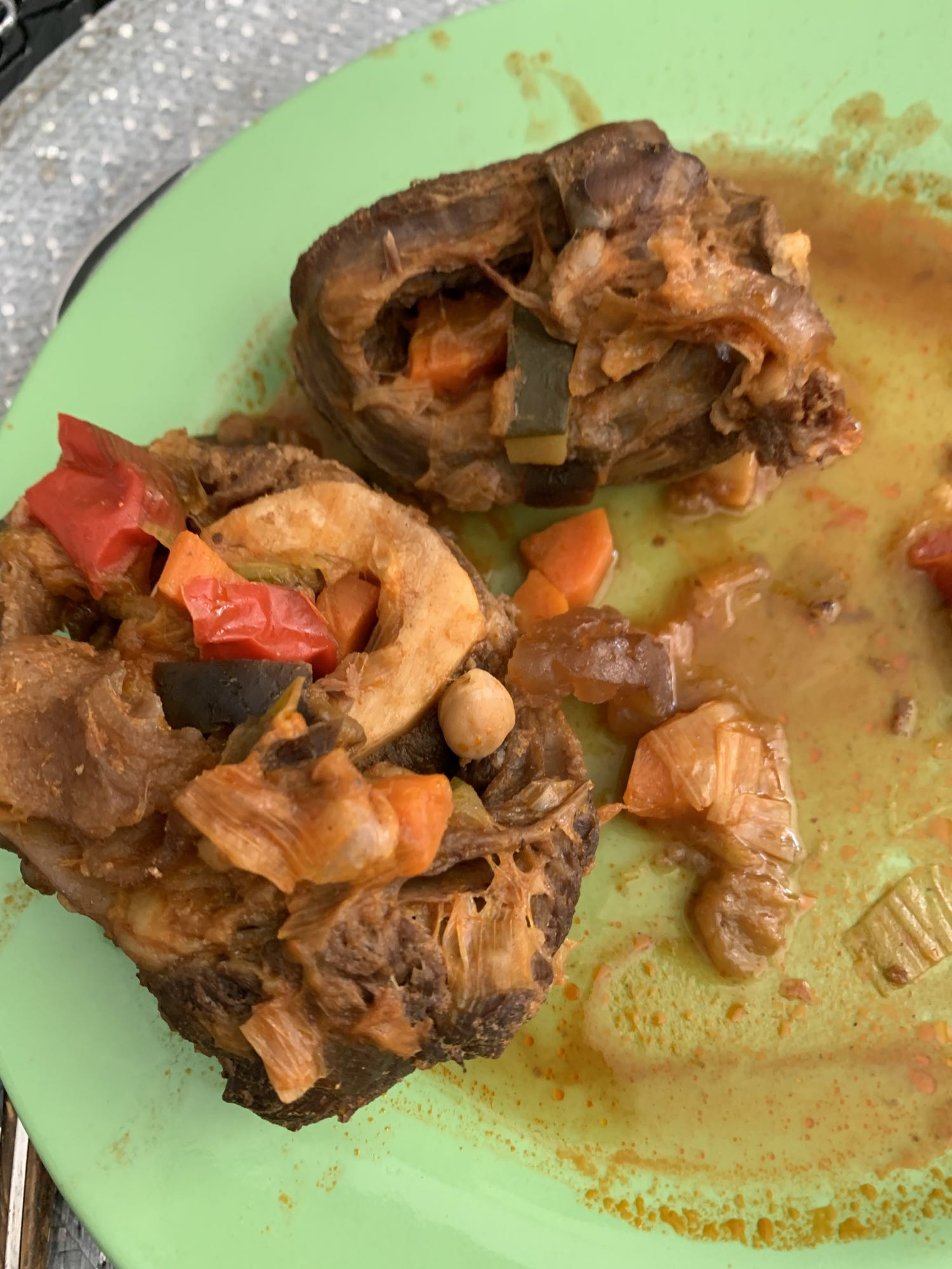 Queue de bœuf braisée