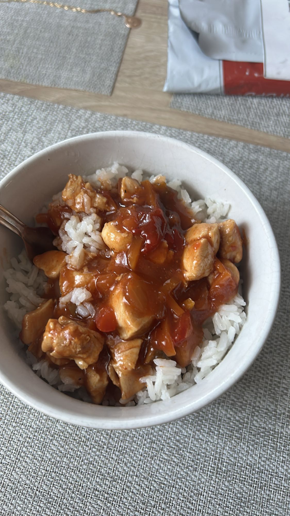 kurczak w sosie słodko-kwaśnym