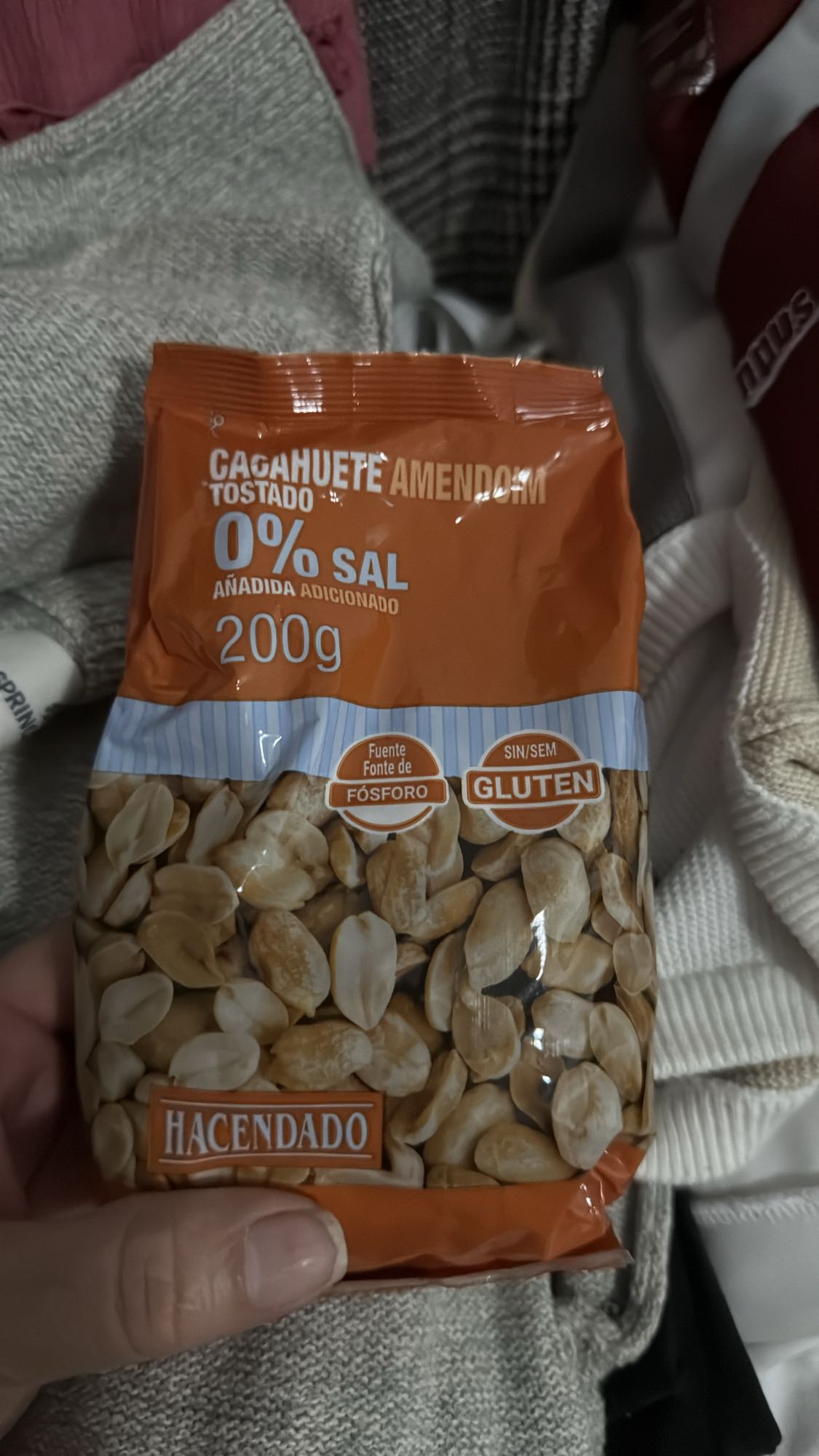 Cacahuete tostado sin sal