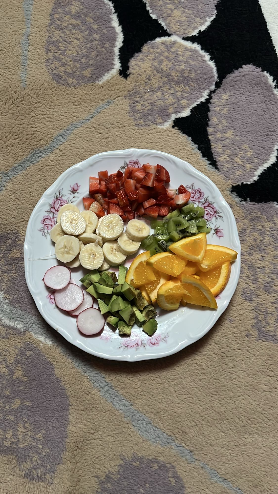 Talerz owocowo-warzywny