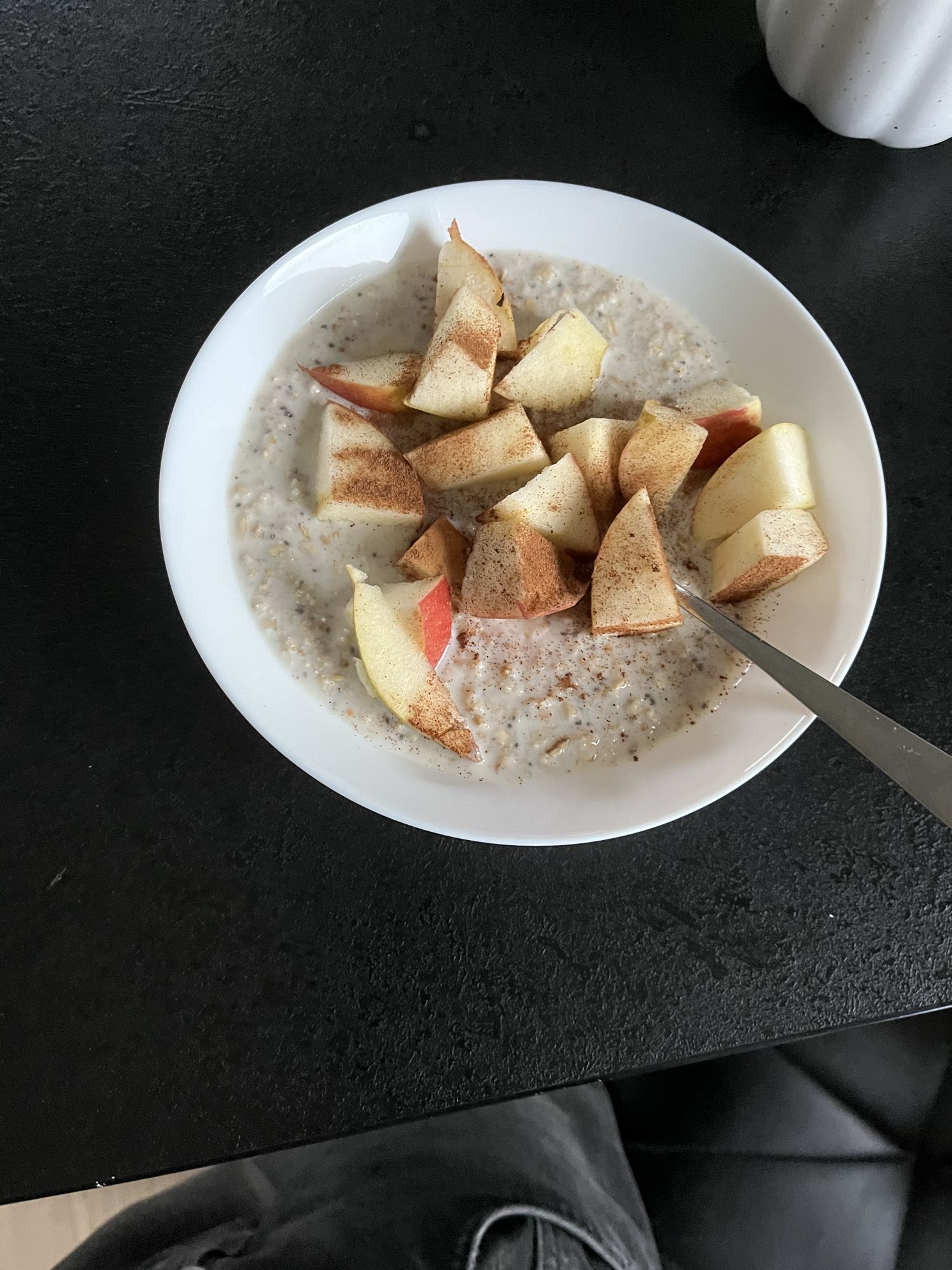 owsianka z jabłkiem