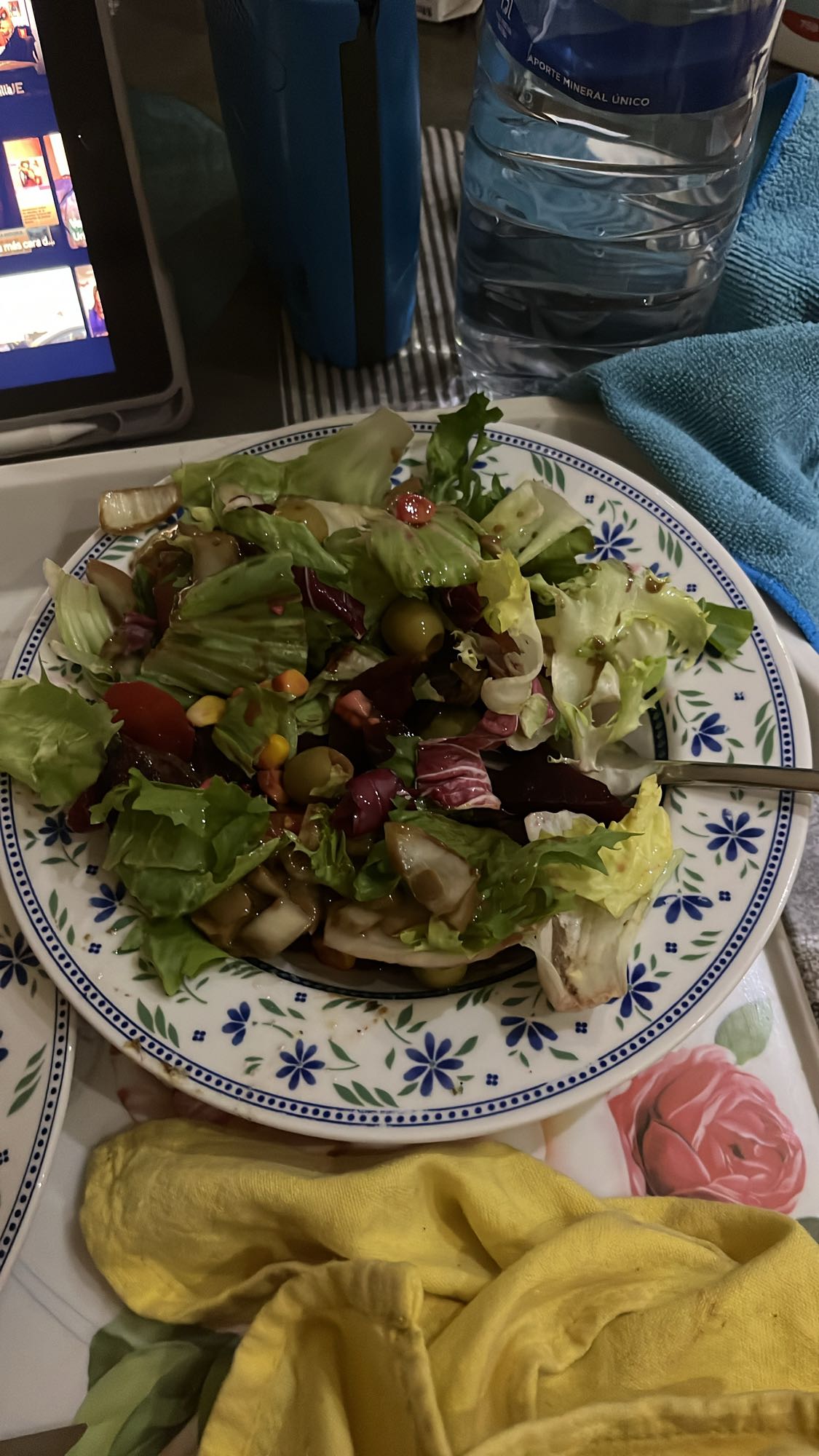 Salade de légumes frais