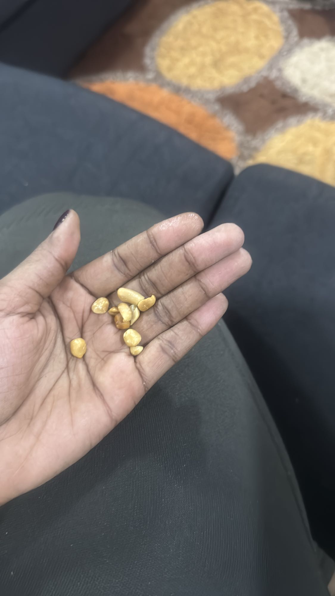Handful of peanuts