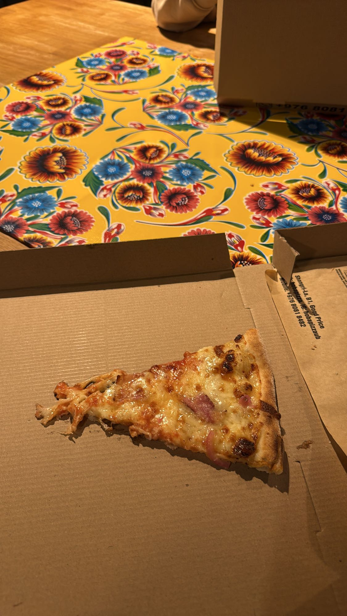 Cheese and Ham Pizza