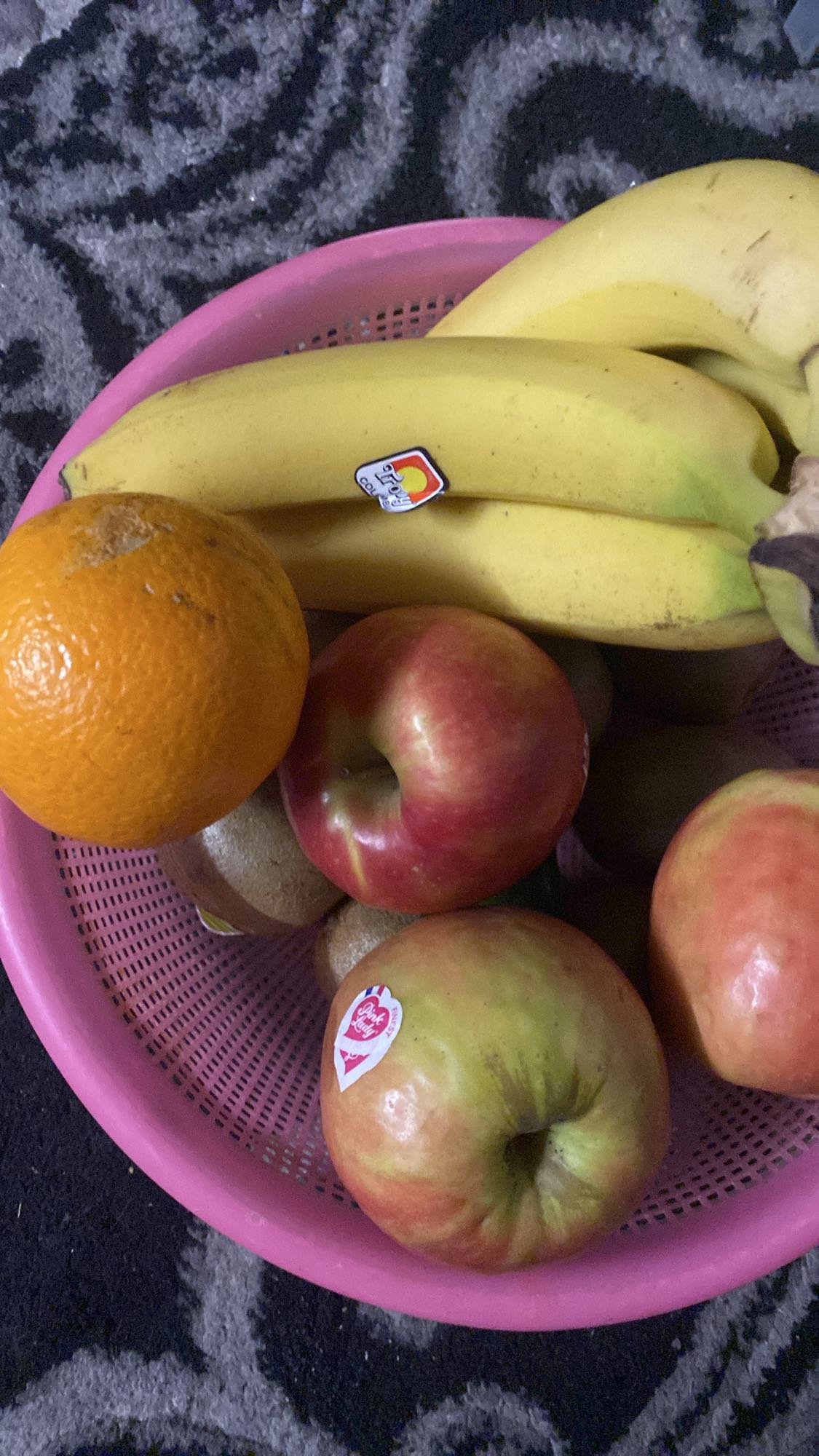 Panier de fruits frais