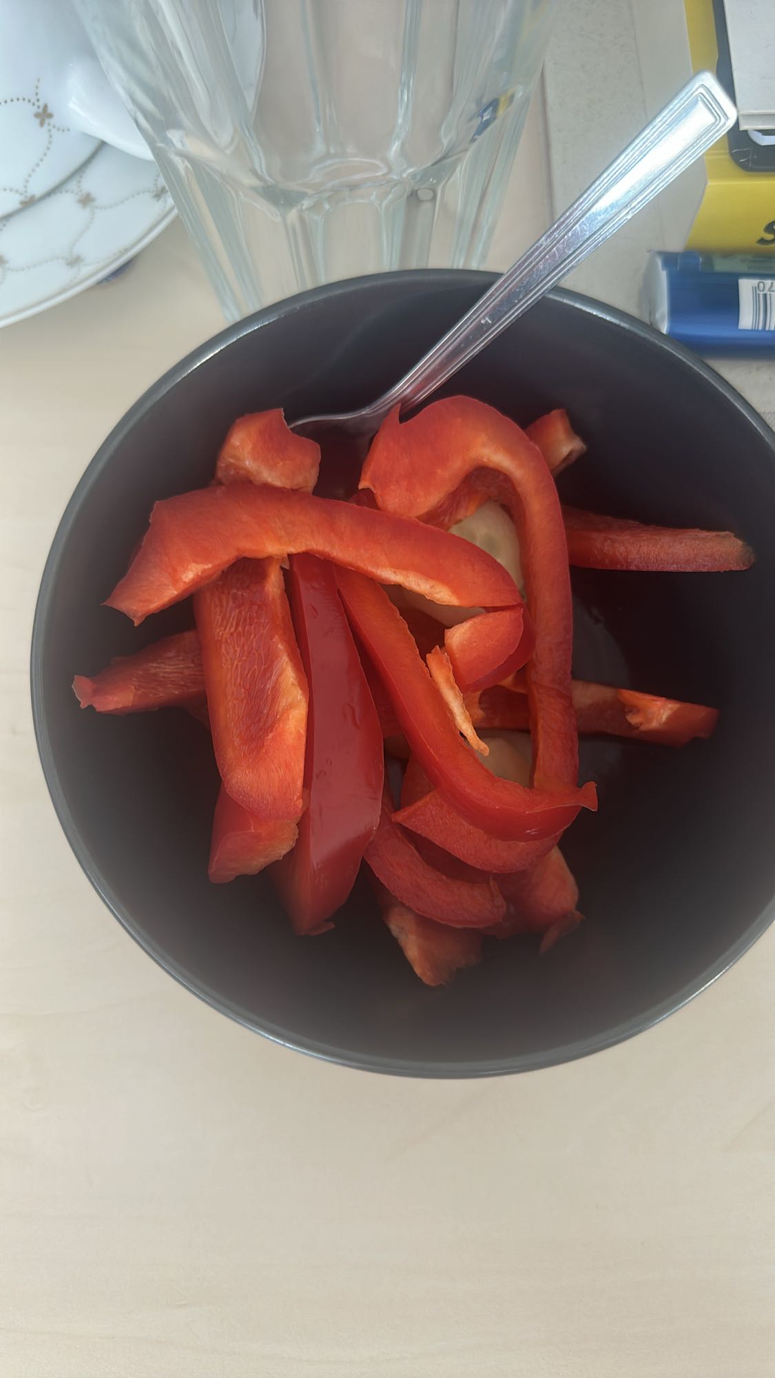 Papryka czerwona w paskach