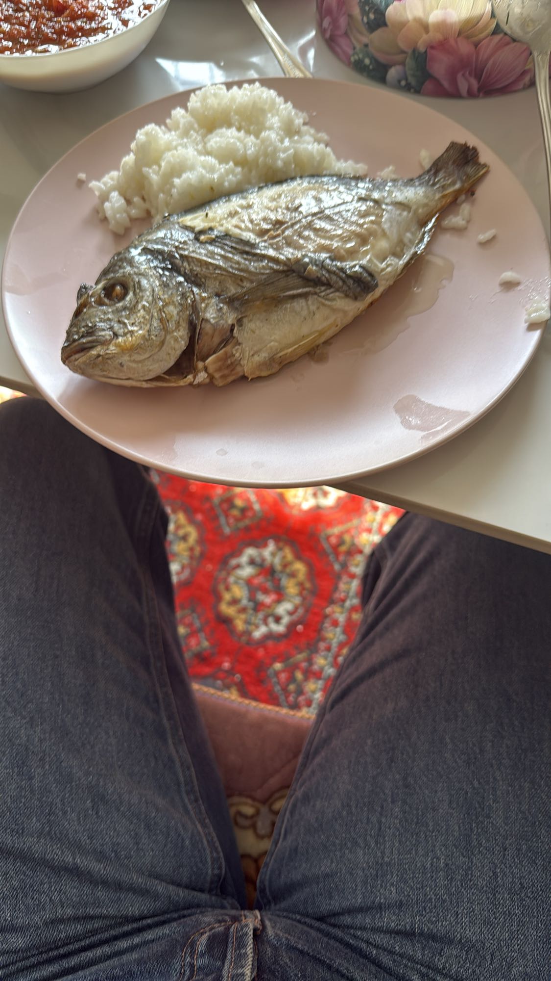 Рыба с рисом