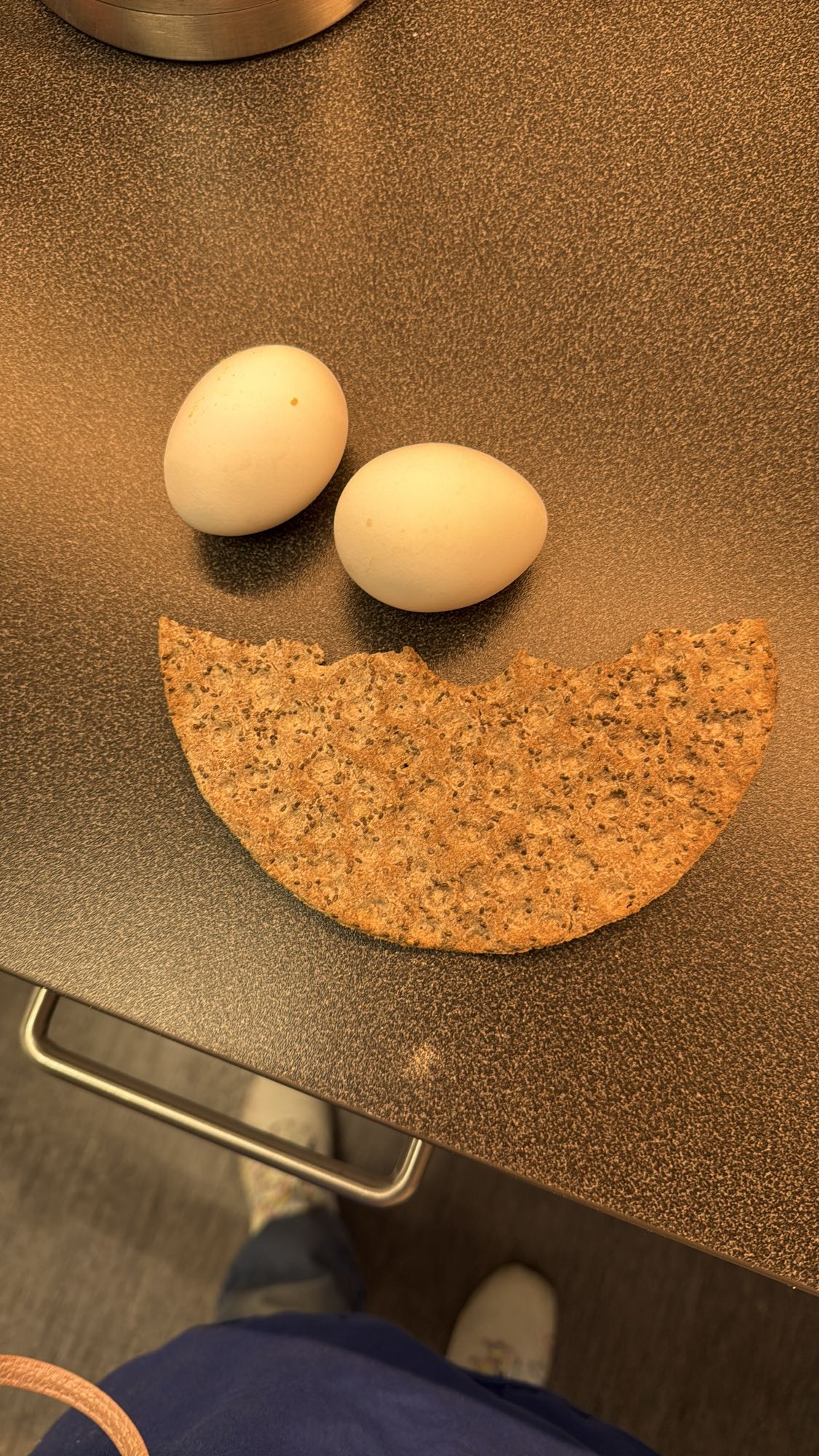 Ägg och knäckebröd