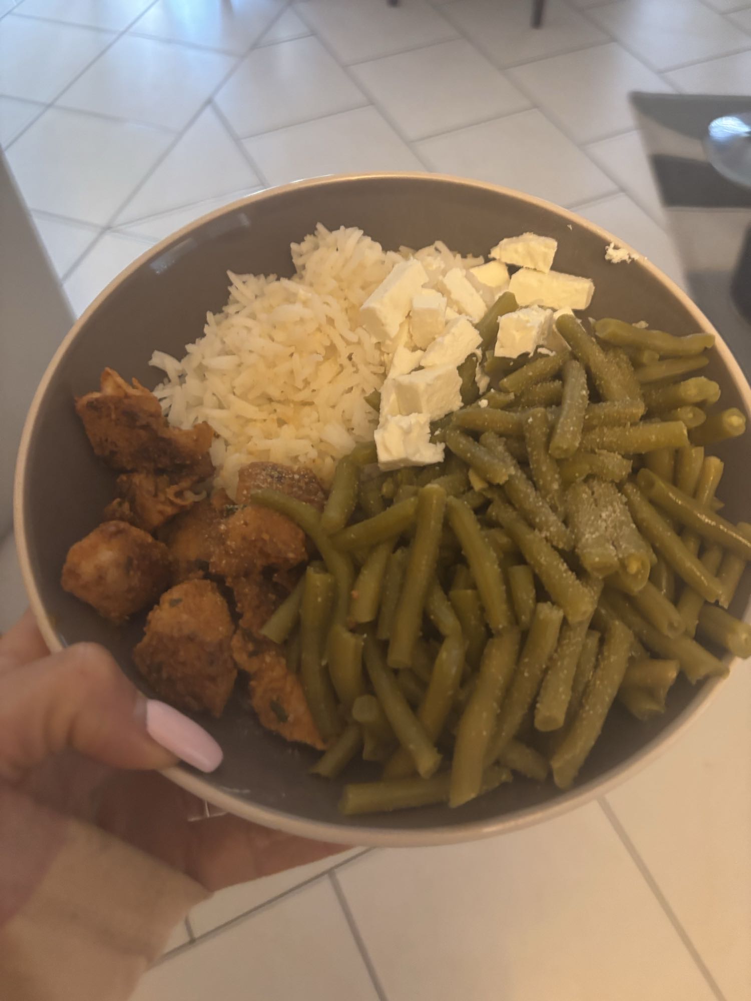 Bol de riz et légumes