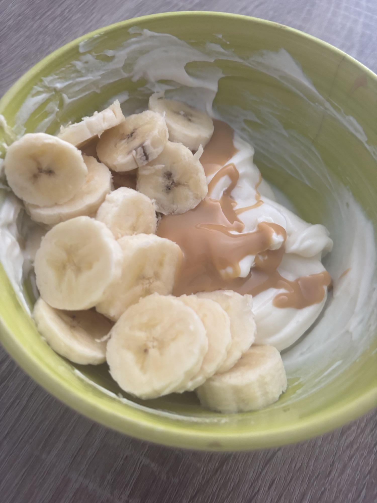 Yaourt banane beurre