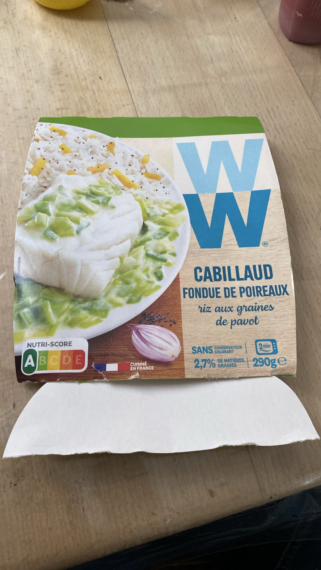 Cabillaud poireaux pavot