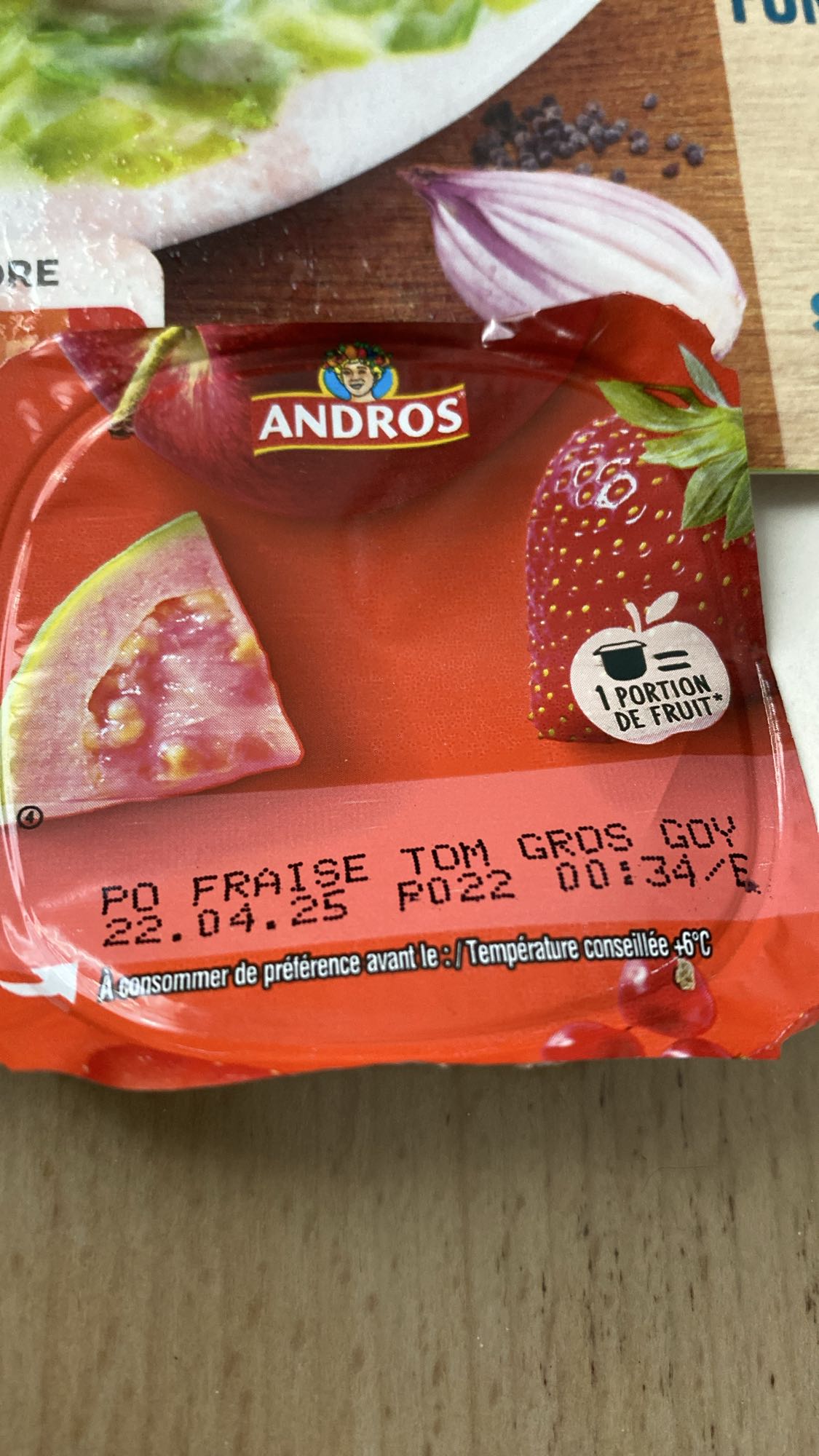 Compote fraise goyave