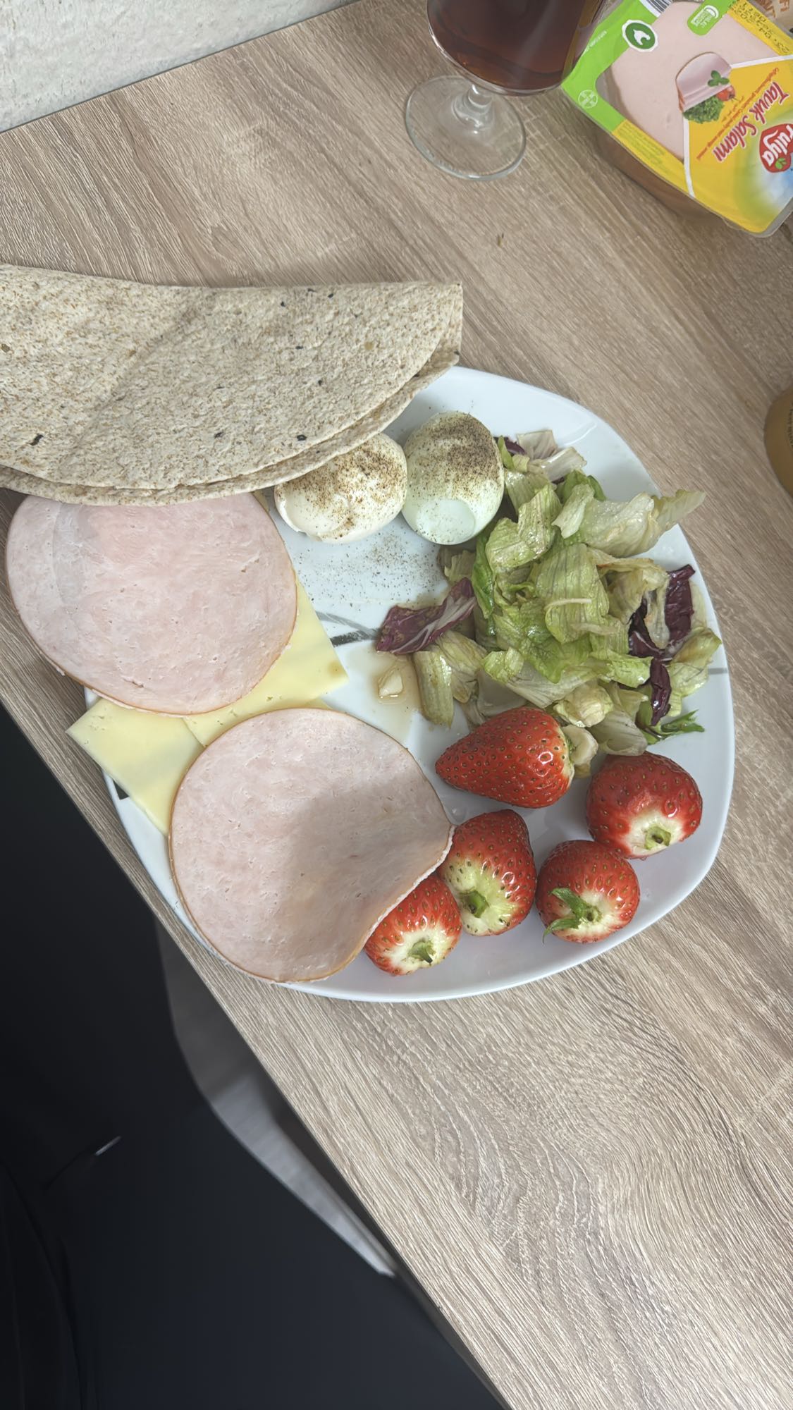 Frühstücksteller Wrap