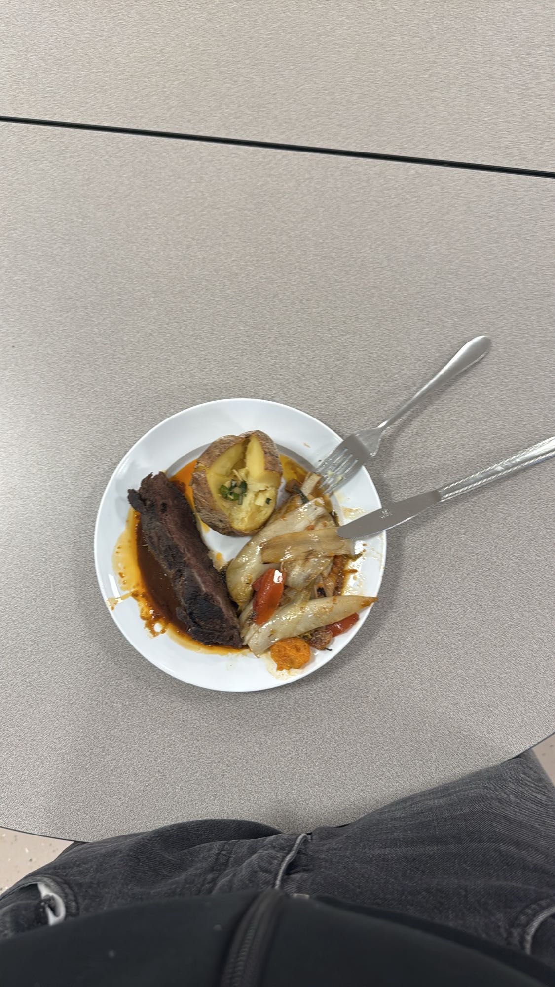 Roast beef with veggies