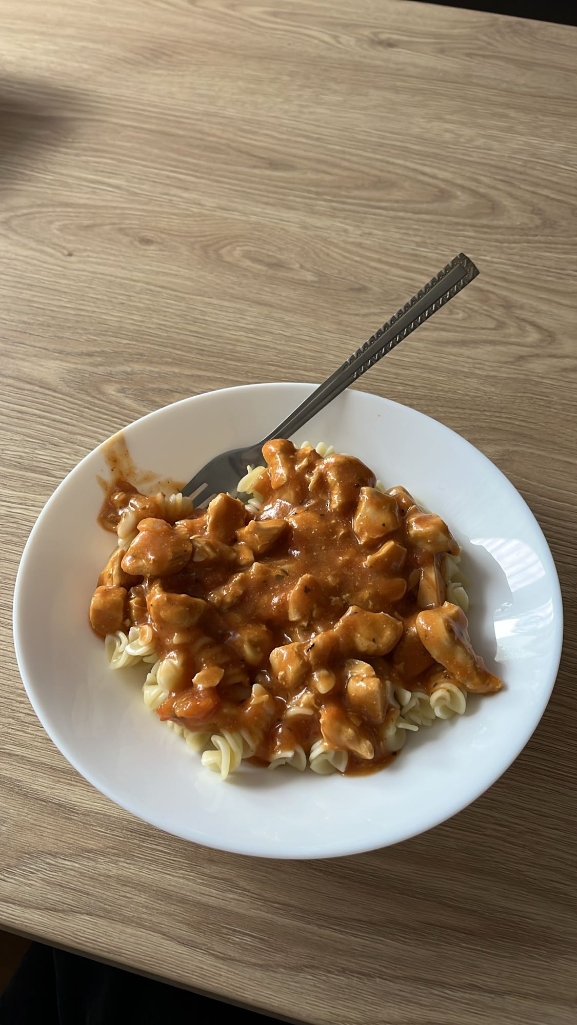 Makaron z kurczakiem