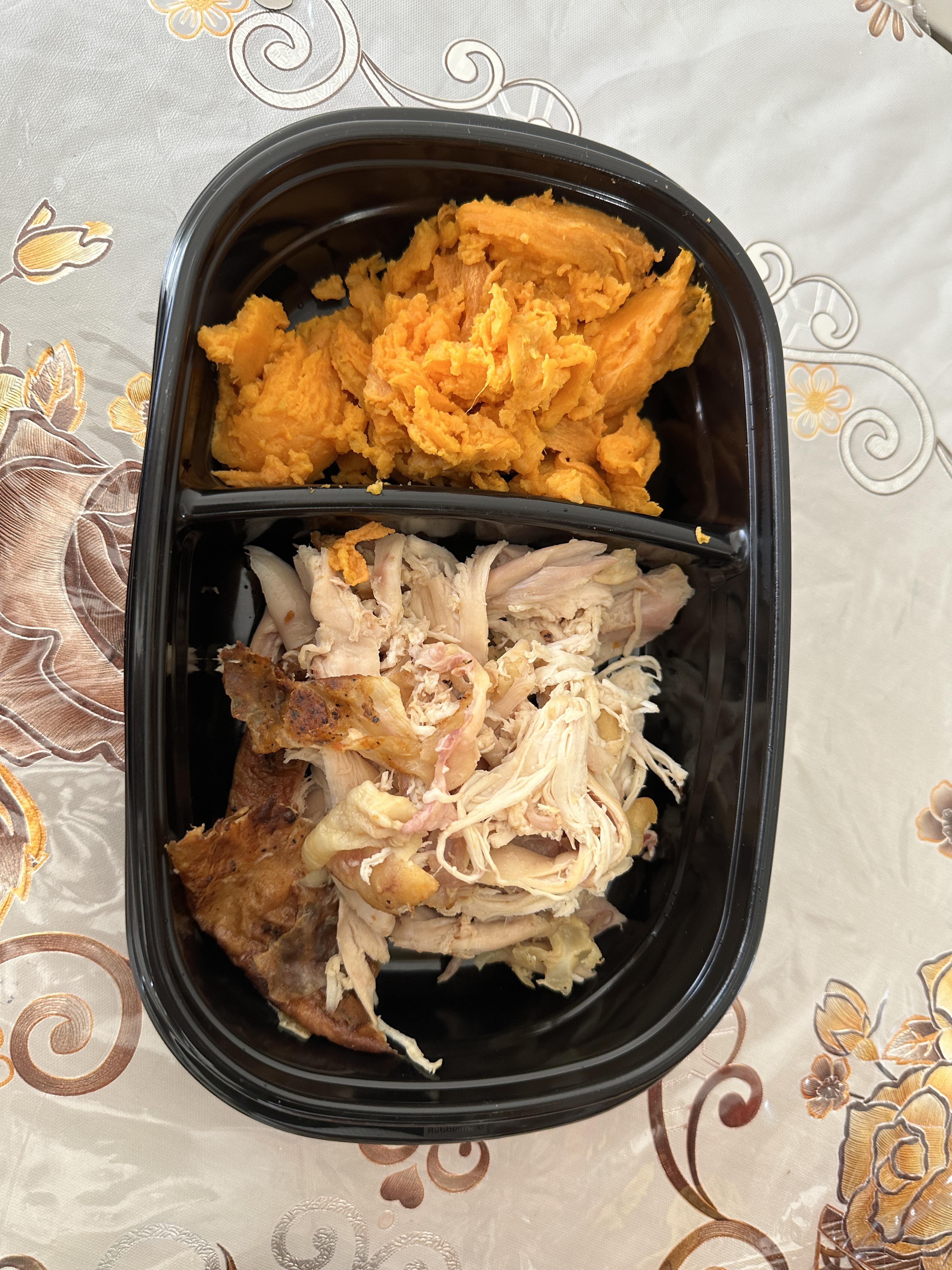 Poulet et patates douces